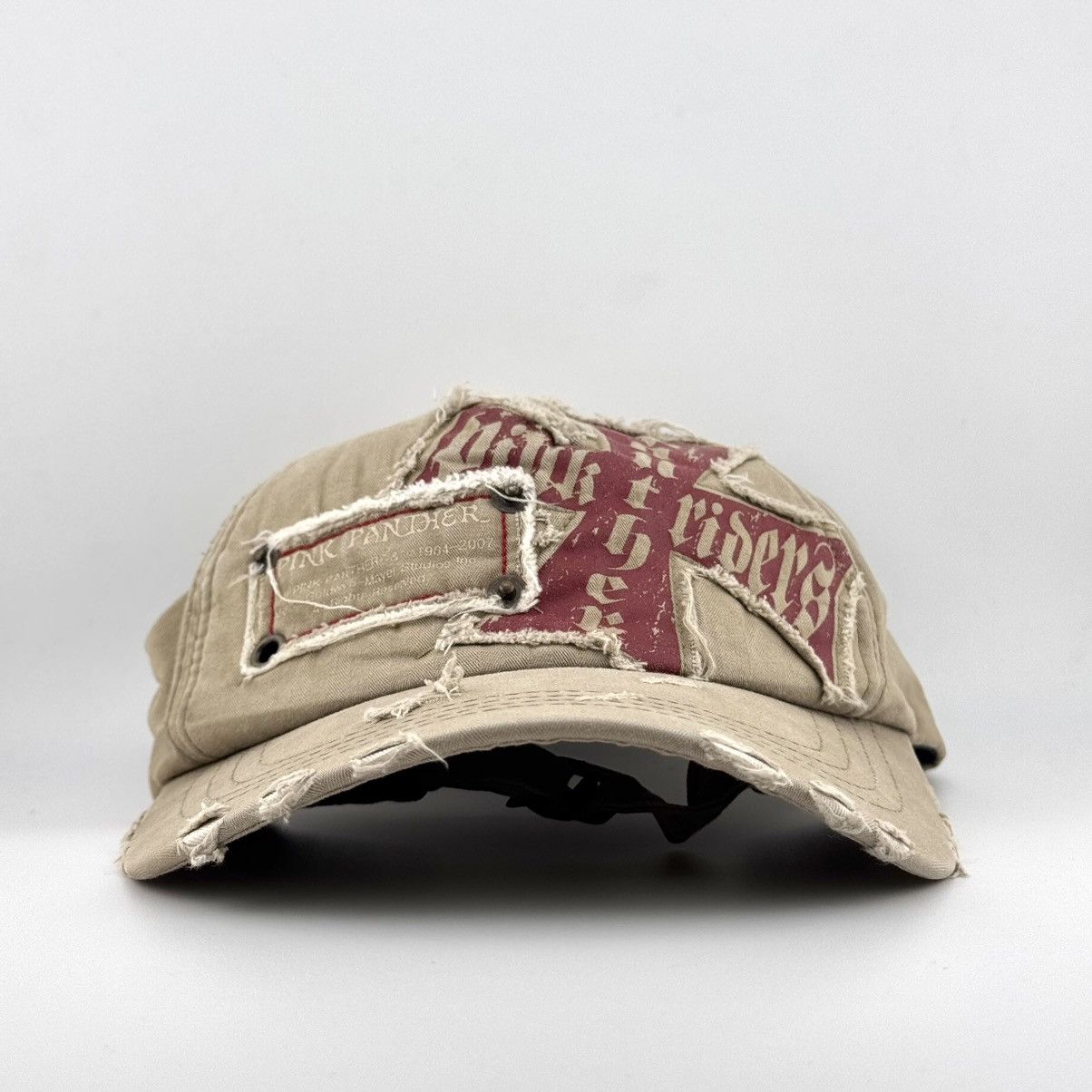 Birkenstock Vintage Birkenstock Distressed Baseball Cap Y2K Beige Hat Size ONE SIZE - 1 Thumbnail