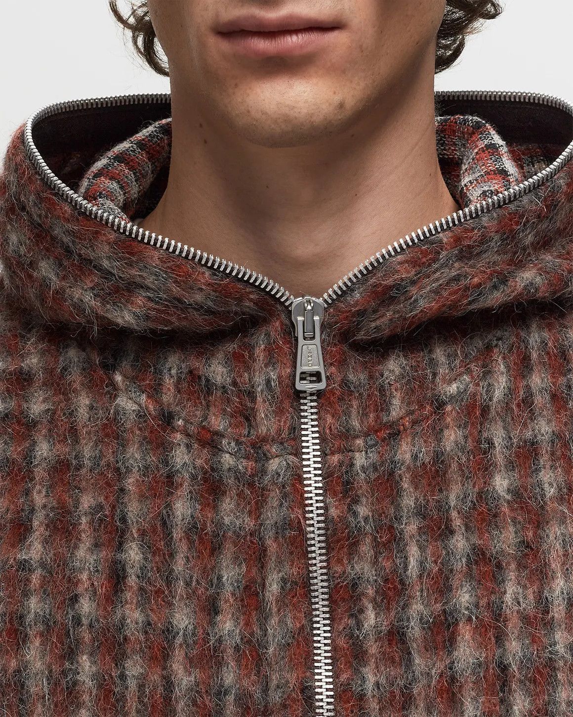 Our Legacy Our Legacy Boston Check Plaid Italian Wool Full Zip Hoodie Size US S / EU 44-46 / 1 - 5 Thumbnail