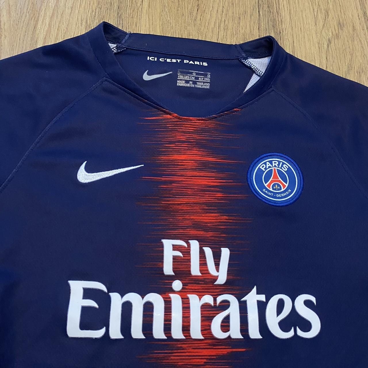 Nike 2018-19 Paris Saint Germain Psg Nike Shirt and Shorts Size US XXS / EU 40 - 3 Thumbnail