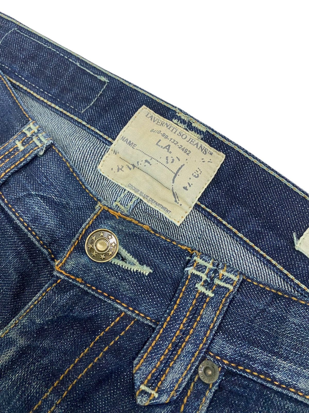 GOSTAR DE FUGA Flare Traveniti Japan Uruboro Distress Stich Denim Patchwork Size US 32 / EU 48 - 11 Thumbnail