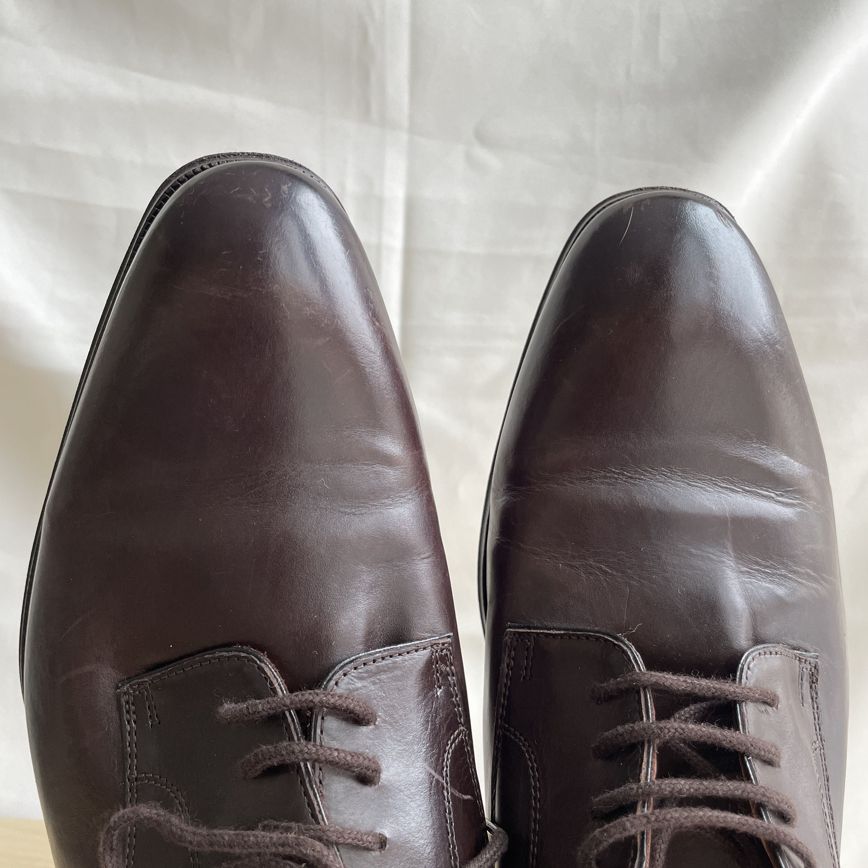 Suitsupply Suitsupply Brown Leather Derby Shoes Size US 10 / EU 43 - 3 Thumbnail