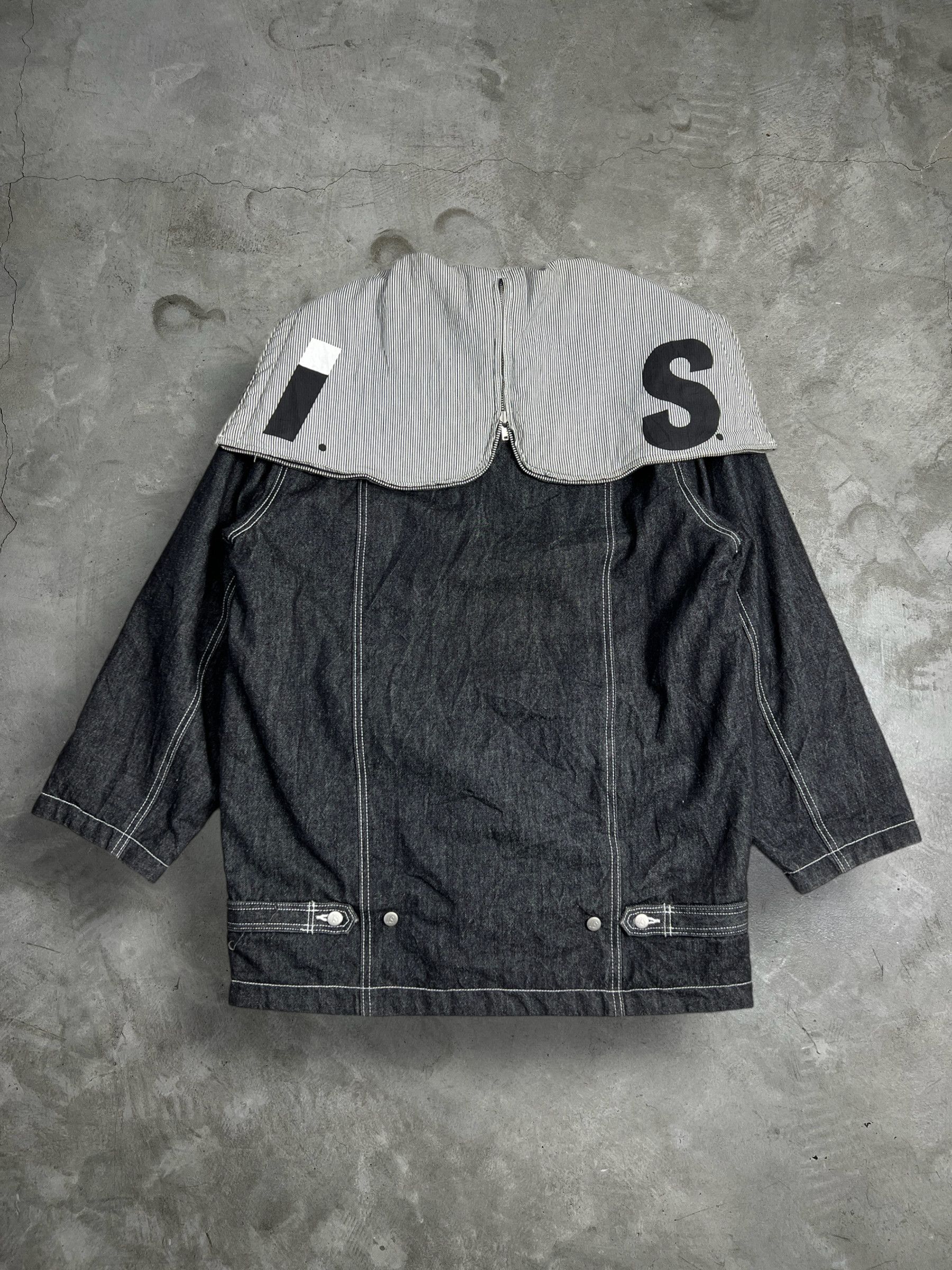 Issey Miyake Rare VTG ISSEY MIYAKE Lined Denim Hoodie Parka (9) GTMPT714 Size US M / EU 48-50 / 2 - 2 Thumbnail