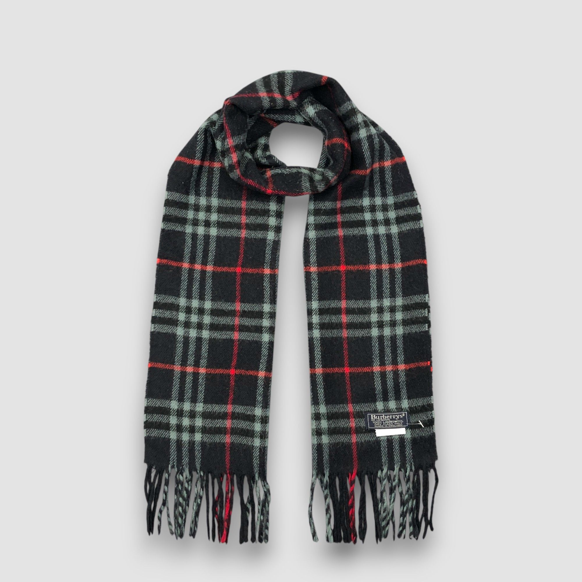 Burberry Vintage Burberry Scarf Muffler Wool Nova Check Winter Size ONE SIZE - 1 Thumbnail