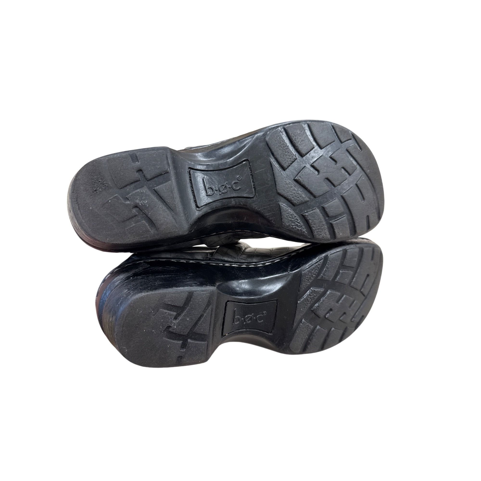 Boc B.O.C Womens Gray Croc-Embossed Clogs Mules Size 7 SKU 7182 Size US 7 / IT 37 - 7 Thumbnail