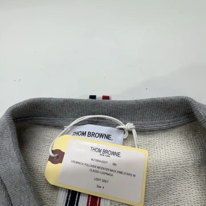 Thom Browne Thom Browne Gray Long Sleeve Sweatshirt -2507 Size US M / EU 48-50 / 2 - 5 Thumbnail