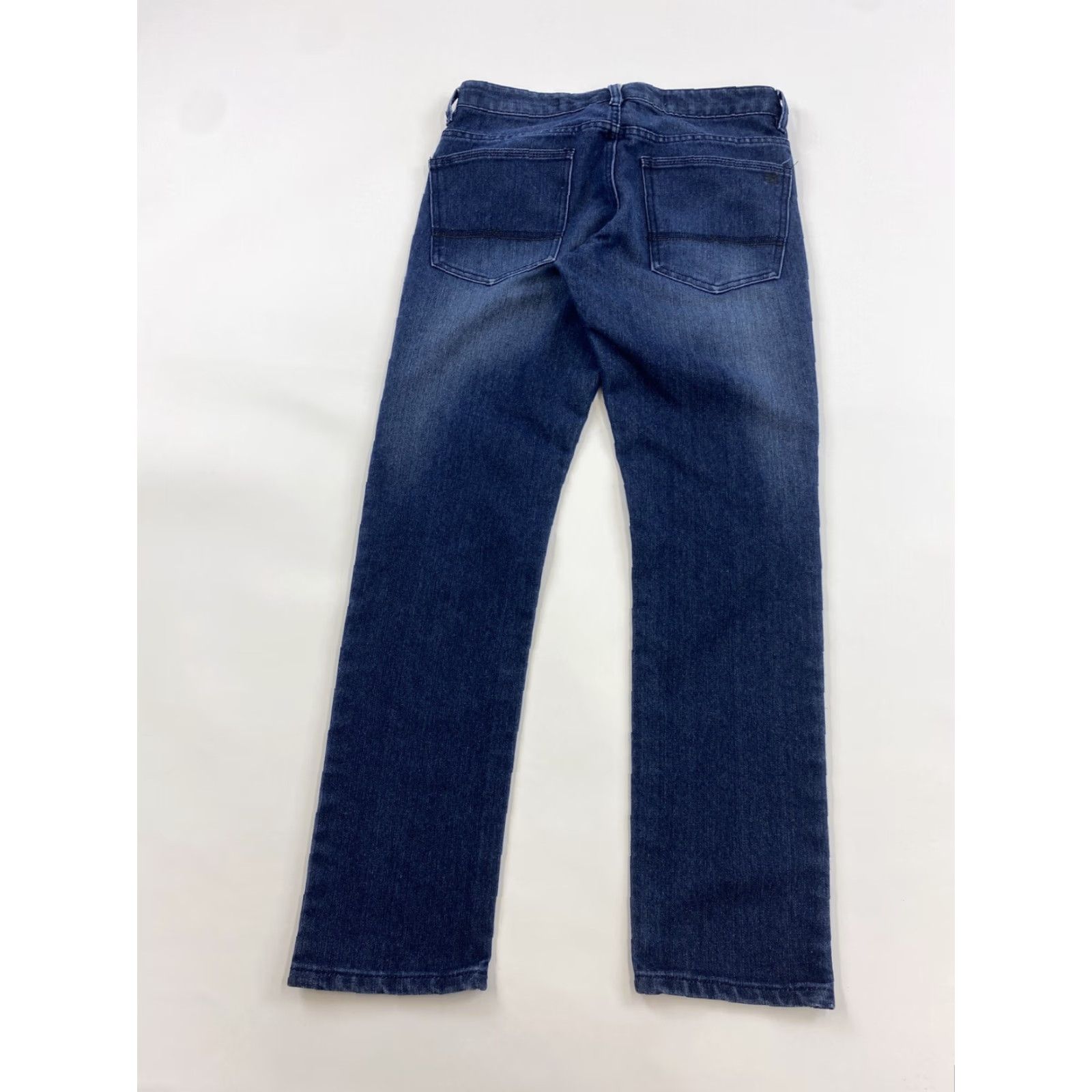 Denime MBX Denim Jeans Men’s 30x30 Blue Straight Jeans Men Dark Denim 30 in 30 in MBX Mens Blue Jeans Size US 30 / EU 46 - 5 Thumbnail
