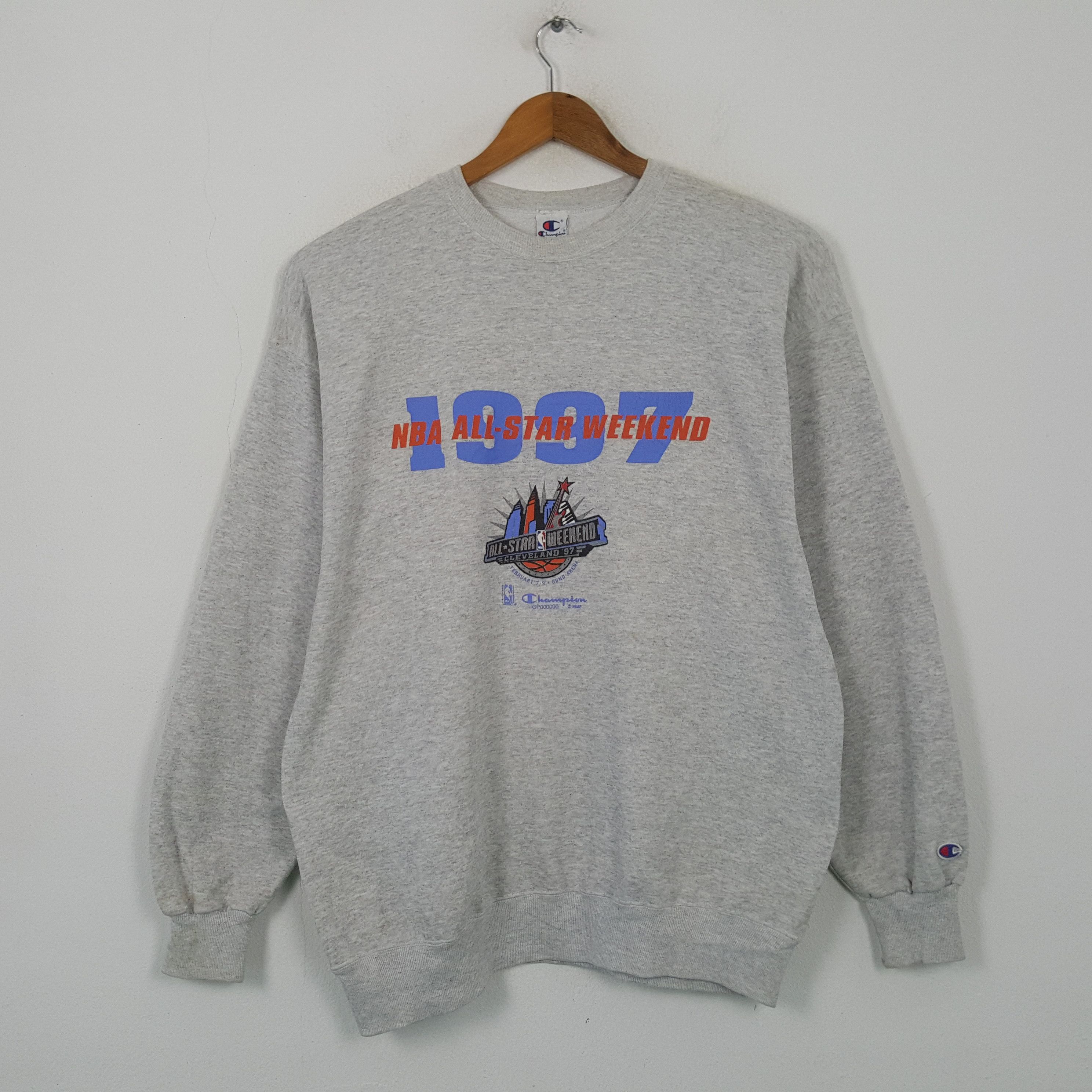 Champion Vintage 1997 NBA All Star Weekend Sweatshirt RR6 Size US XL / EU 56 / 4 - 1 Thumbnail