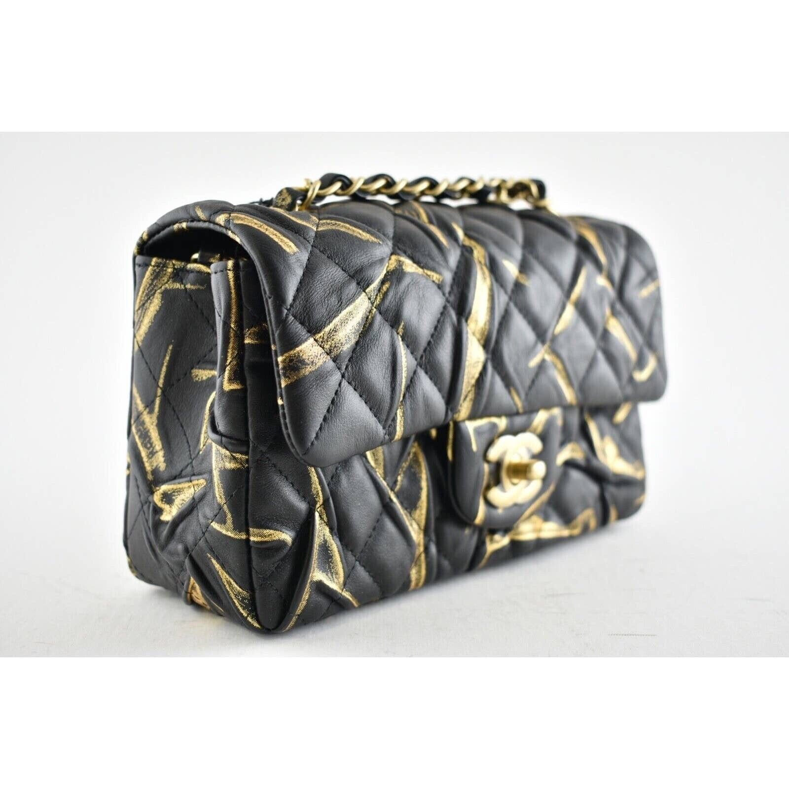 Chanel Chanel Mini Flap Rectangle CC Quilted Chain Crossbody Bag Size ONE SIZE - 4 Thumbnail