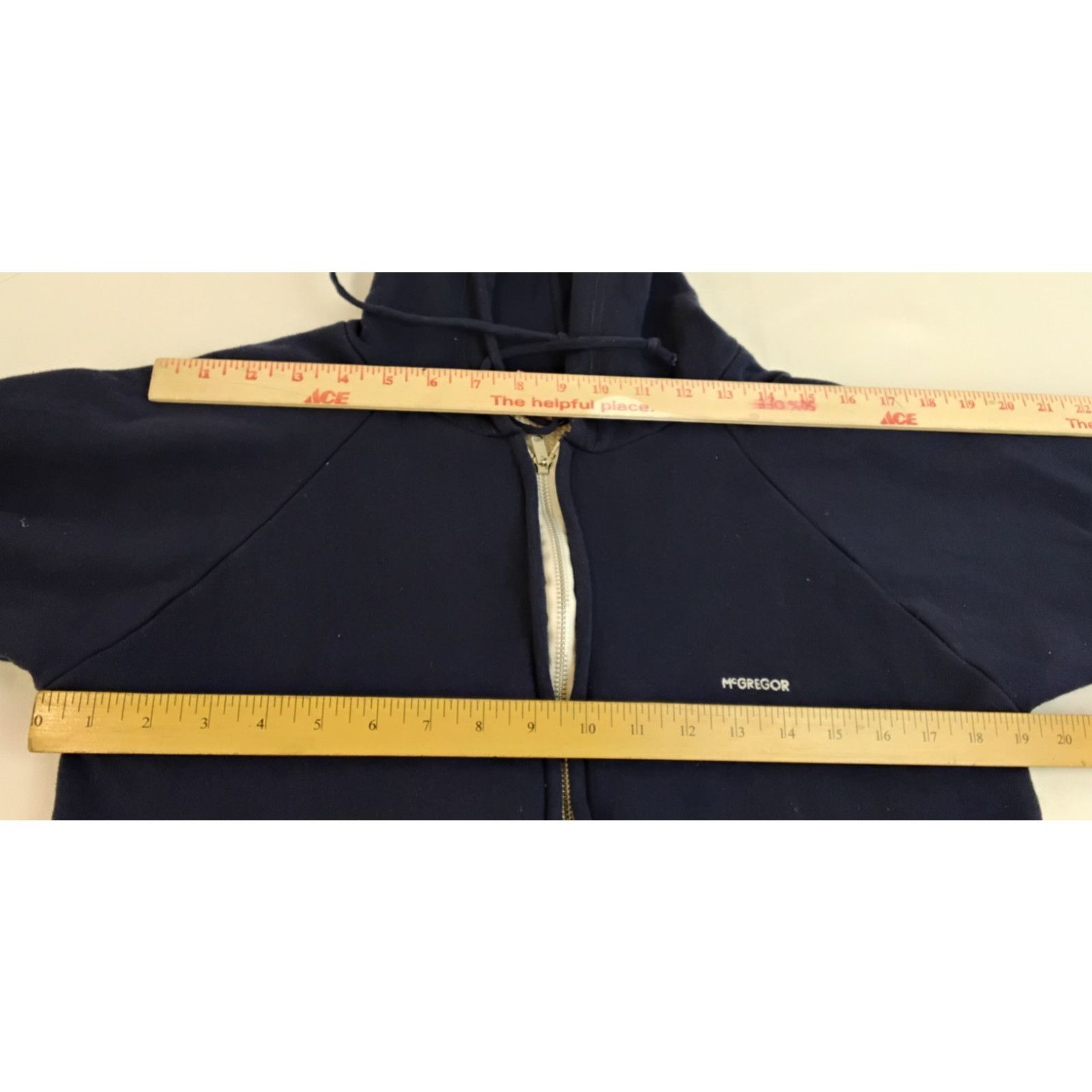 McGregor McGregor Hoodie Sweatshirt Men's L Blue Waffle Knit Lining Size US L / EU 52-54 / 3 - 10 Thumbnail