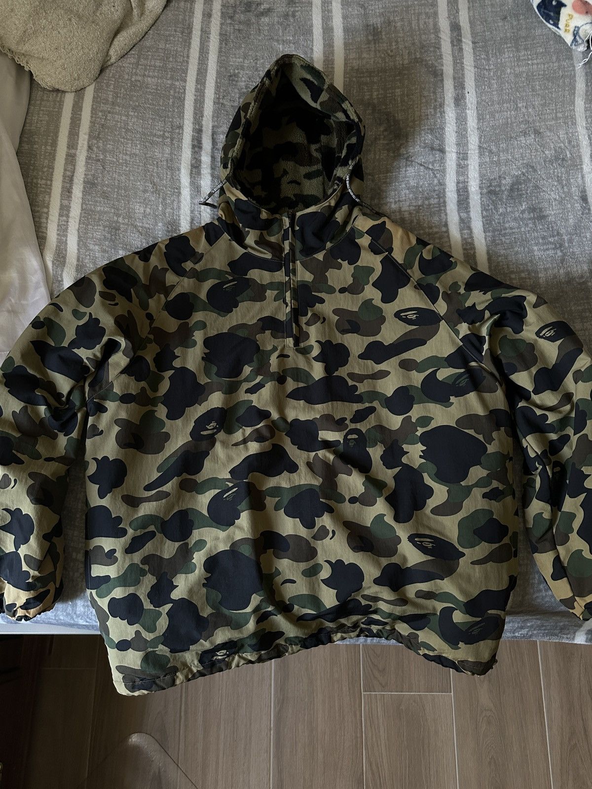 Bape Bape fleece lined Quarter Zip - OG Nigo era Size US L / EU 52-54 / 3 - 5 Thumbnail