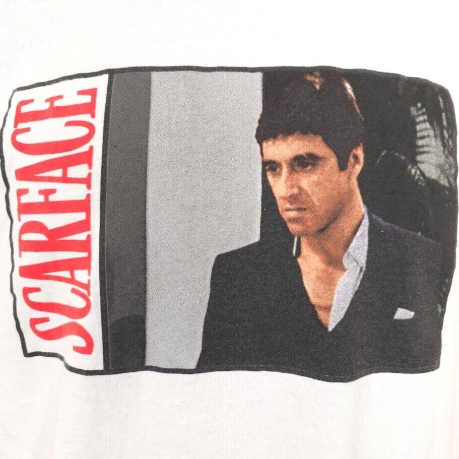 Other Scarface T Shirt Mens Size Medium White Tony Montana Size US M / EU 48-50 / 2 - 2 Thumbnail