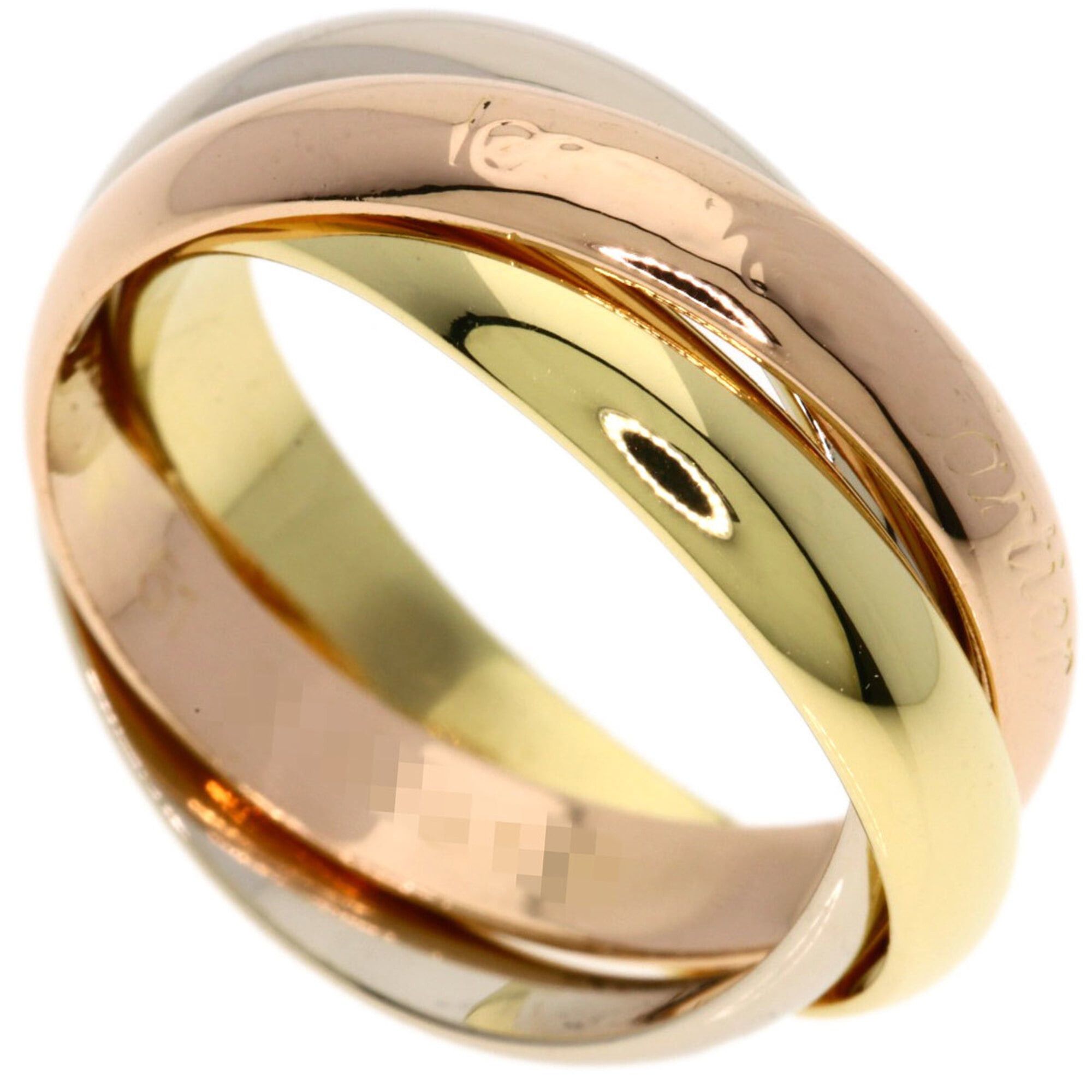 Cartier Cartier Trinity #51 Ring - 18K Yellow Gold/18K Pink White Gold Women's CARTIER Size ONE SIZE - 1 Thumbnail