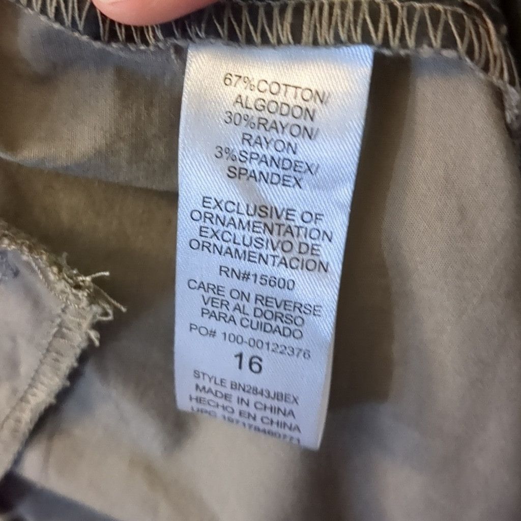 Other Democracy ab tech skyrise poplin green cargo pants size 16 Size 38" / US 16 / IT 52 - 7 Thumbnail