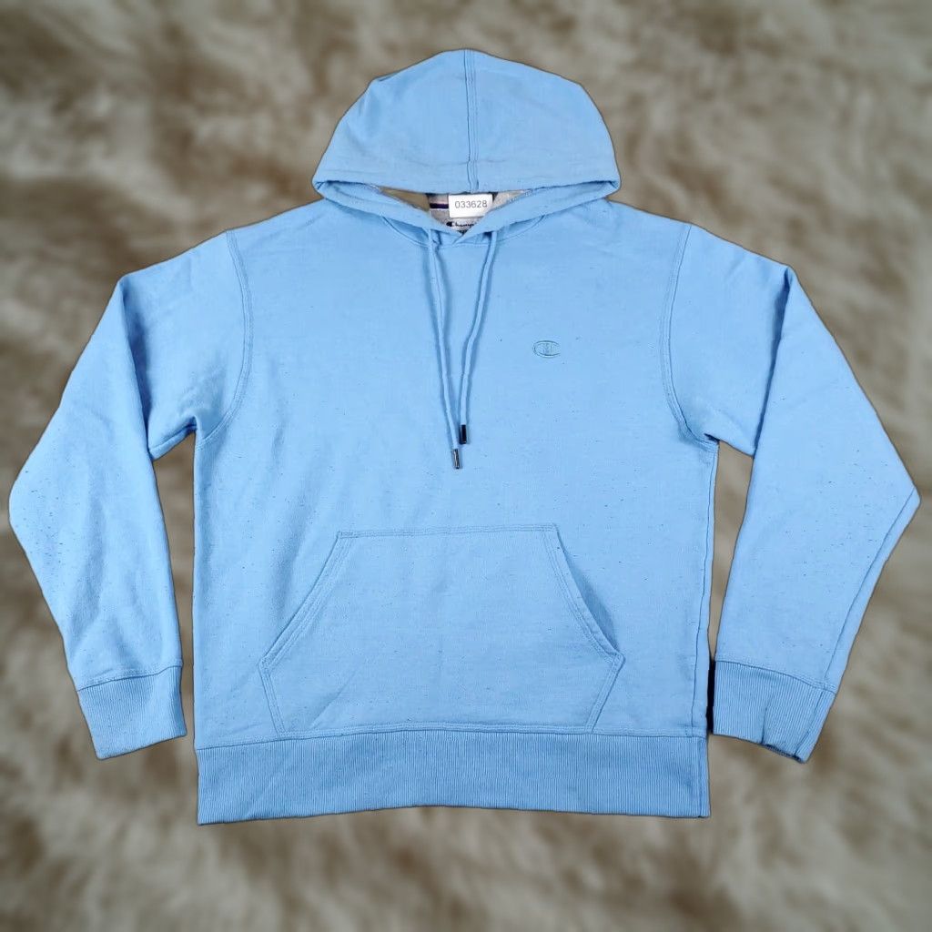 Champion VINTAGE Champion Hoodie Men’s Medium Pullover Sweater Fleece Navy Casual Streetwear Size US M / EU 48-50 / 2 - 1 Thumbnail