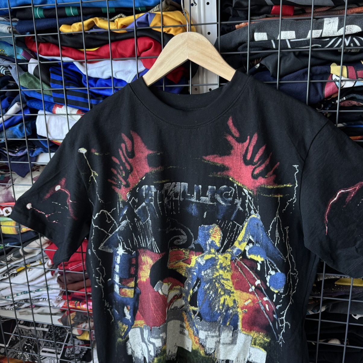 Band Tees Metallica Make Eight All Over Print Band T-shirt Size US L / EU 52-54 / 3 - 4 Thumbnail