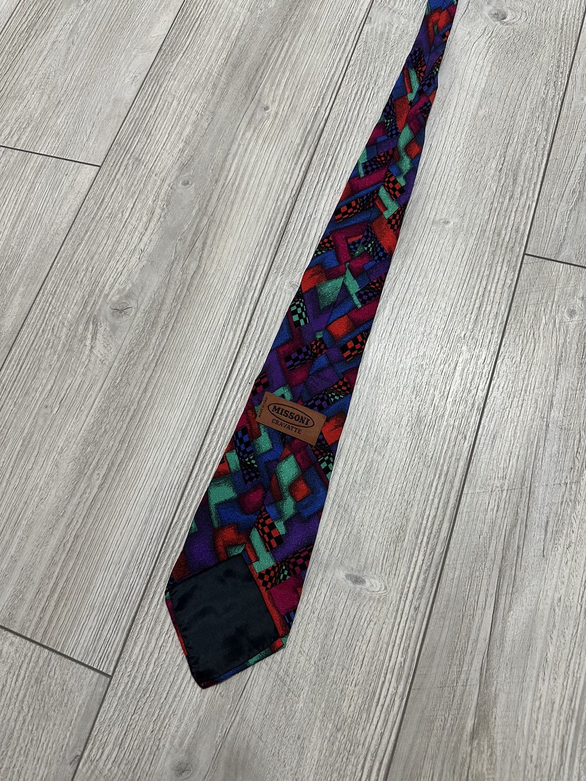 Other Luxury Missoni Cravatte Multicolor Silk Tie Made In Italy Size ONE SIZE - 4 Thumbnail