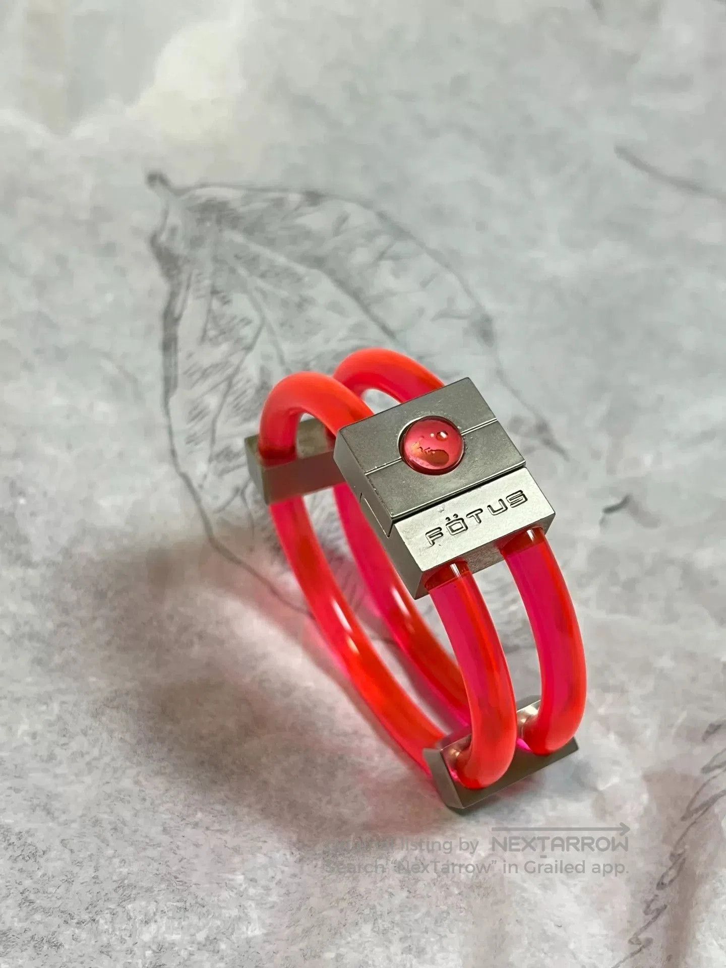 Fotus Fotus Fluorescent Pink Magnetic Bracelet. Size ONE SIZE - 2 Thumbnail