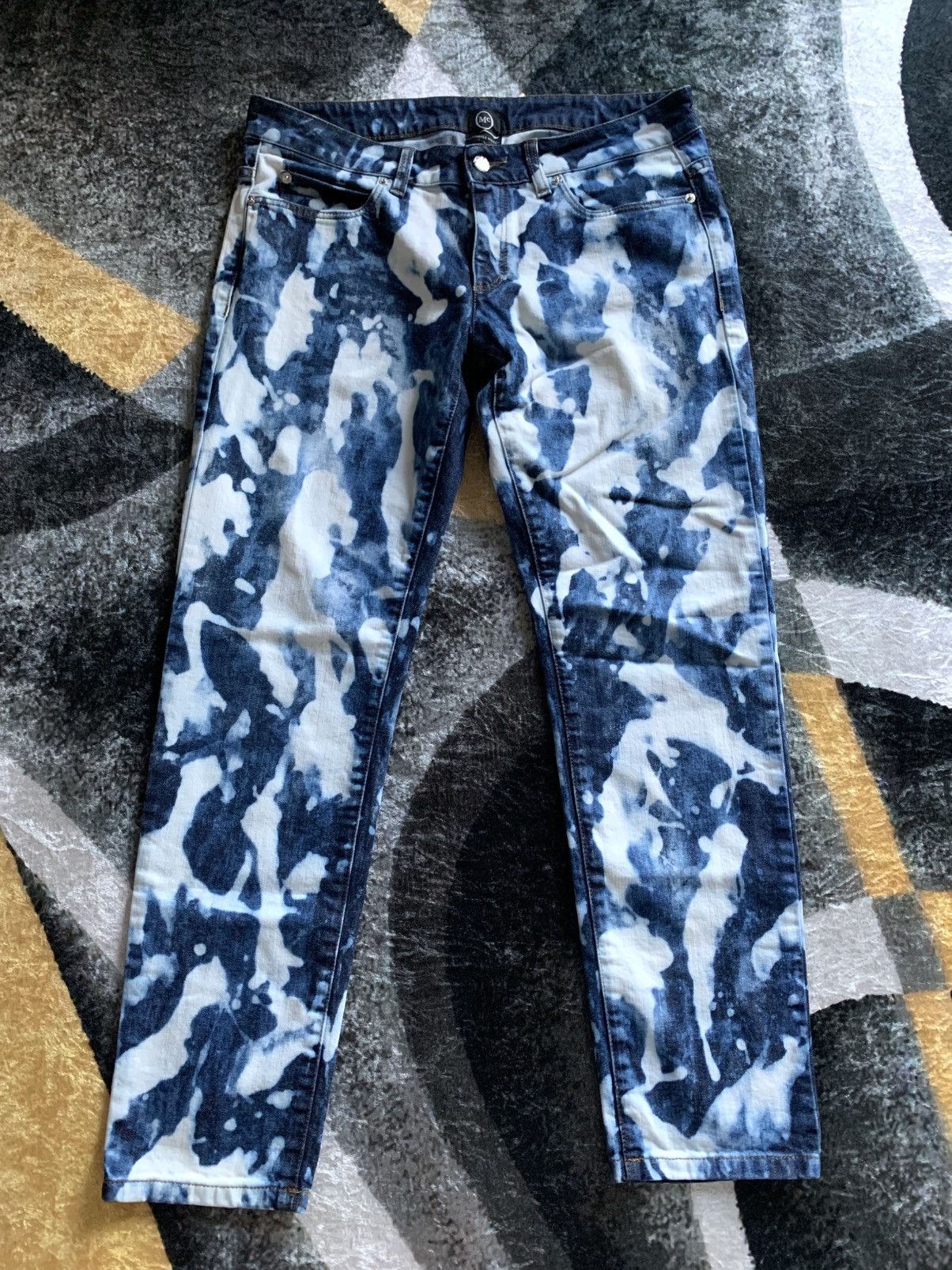 Alexander McQueen Jeans Acid Wash