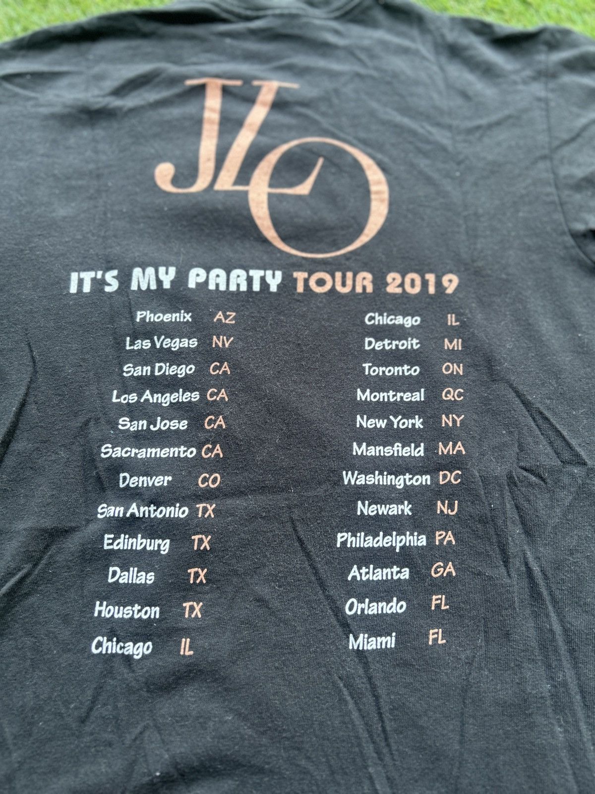 Rap Tees 2019 Jenifer Lopez Tour T Shirt Size US S / EU 44-46 / 1 - 5 Thumbnail