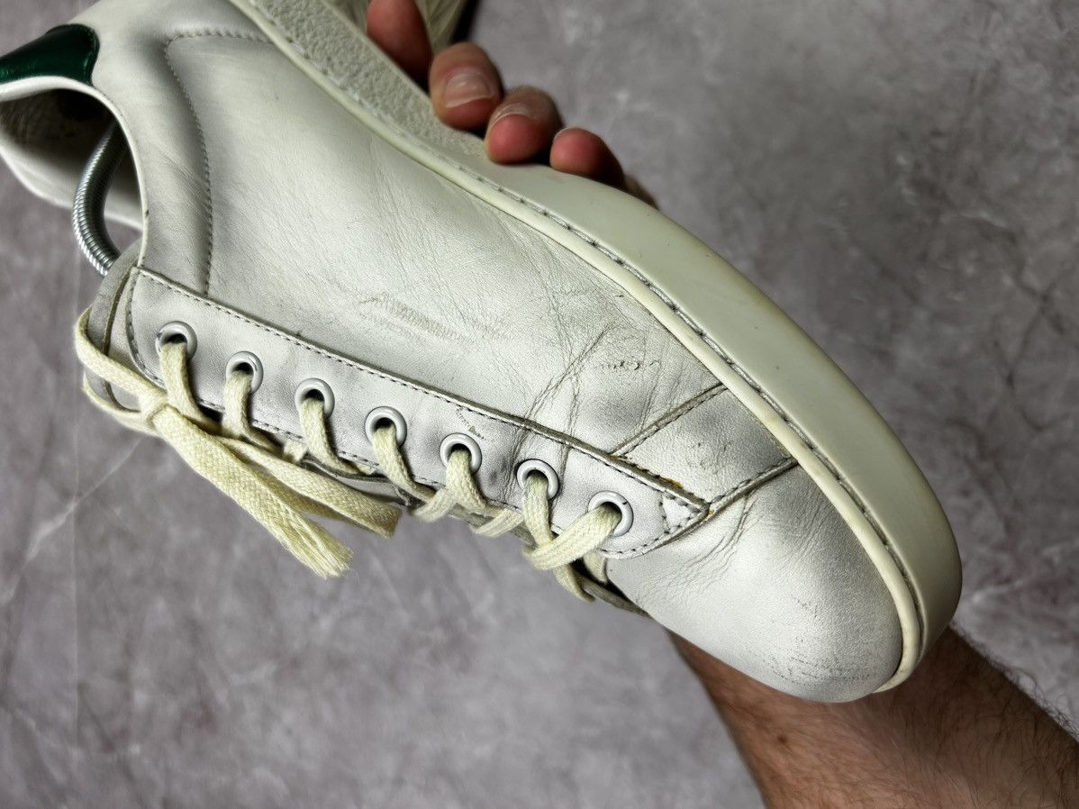 Designer Gucci Ace Blade Distressed Aged Lowtop sneakers Size US 10.5 / EU 43-44 - 8 Thumbnail