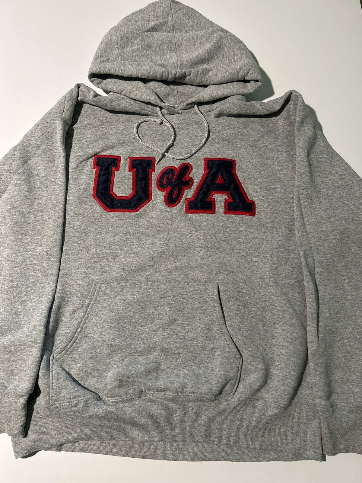 Fruit Of The Loom Vintage University of Arizona Heather Gray Hoodie Size US L / EU 52-54 / 3 - 1 Thumbnail