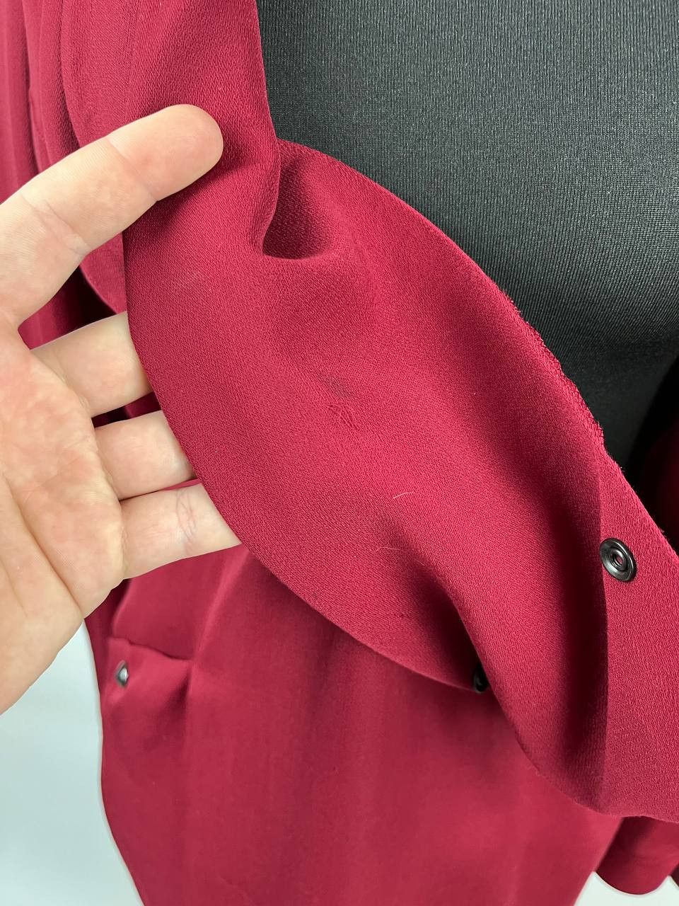 Thierry Mugler Archive Thierry Mugler Paris Burgundy Wool Blazer Dress Size M / US 6-8 / IT 42-44 - 11 Thumbnail