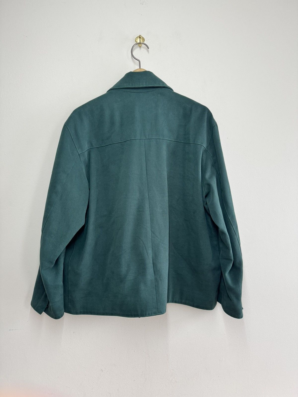 Stoffa Stoffa Cotton Canvas Flight Jacket Green Size L Italy Size US L / EU 52-54 / 3 - 5 Thumbnail