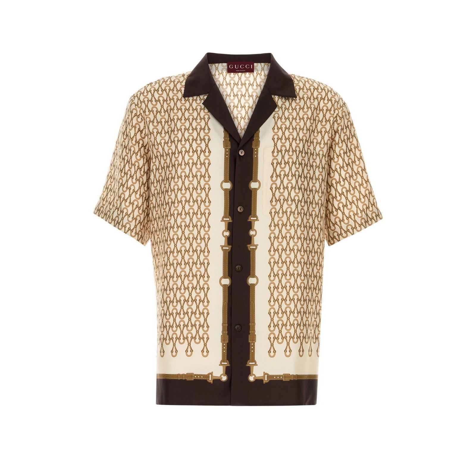 GUCCI Silk Shirt New )