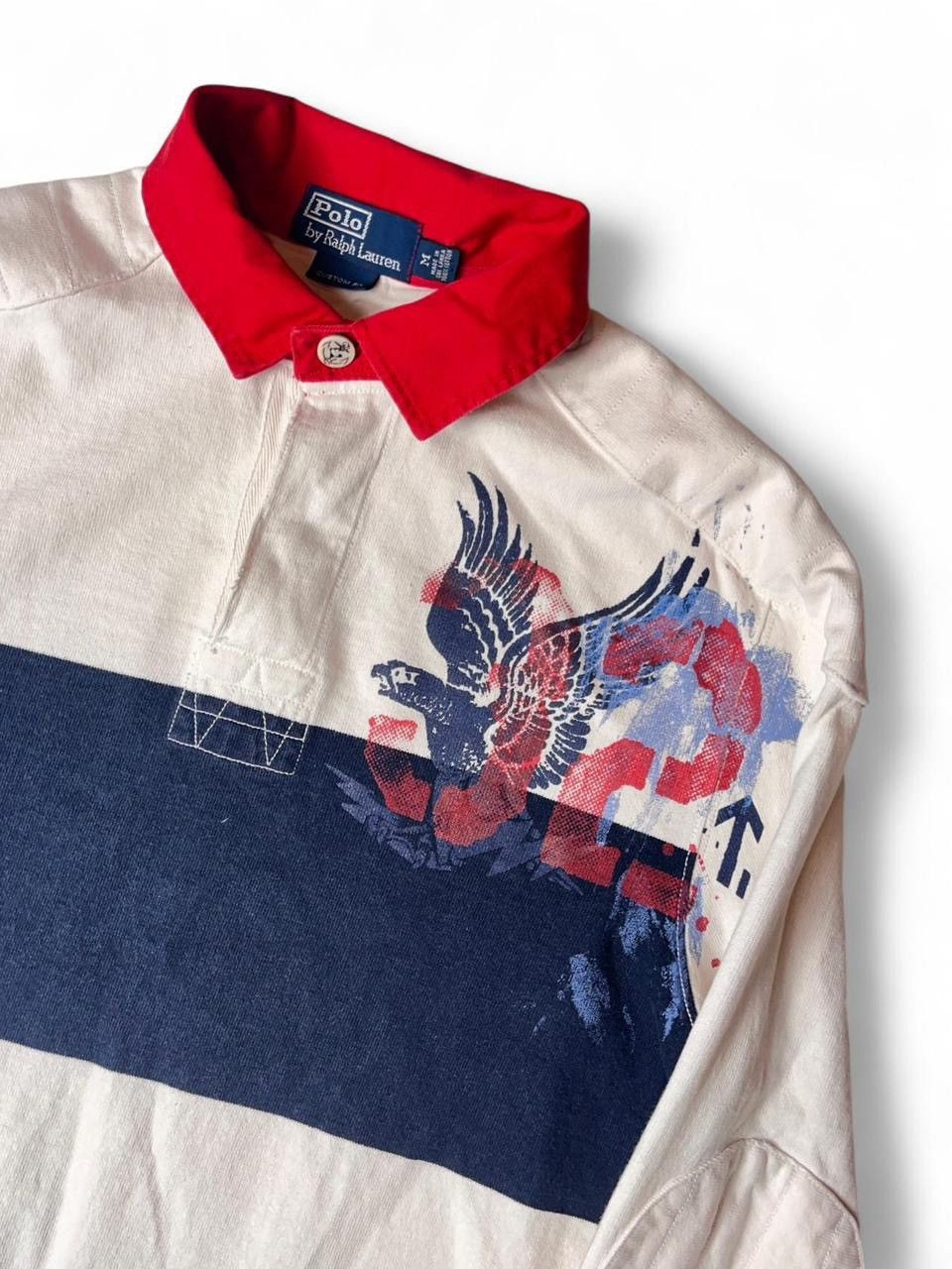 Polo Ralph Lauren 1990s very rare polo by ralph lauren cloud busters rugby Size US M / EU 48-50 / 2 - 5 Thumbnail