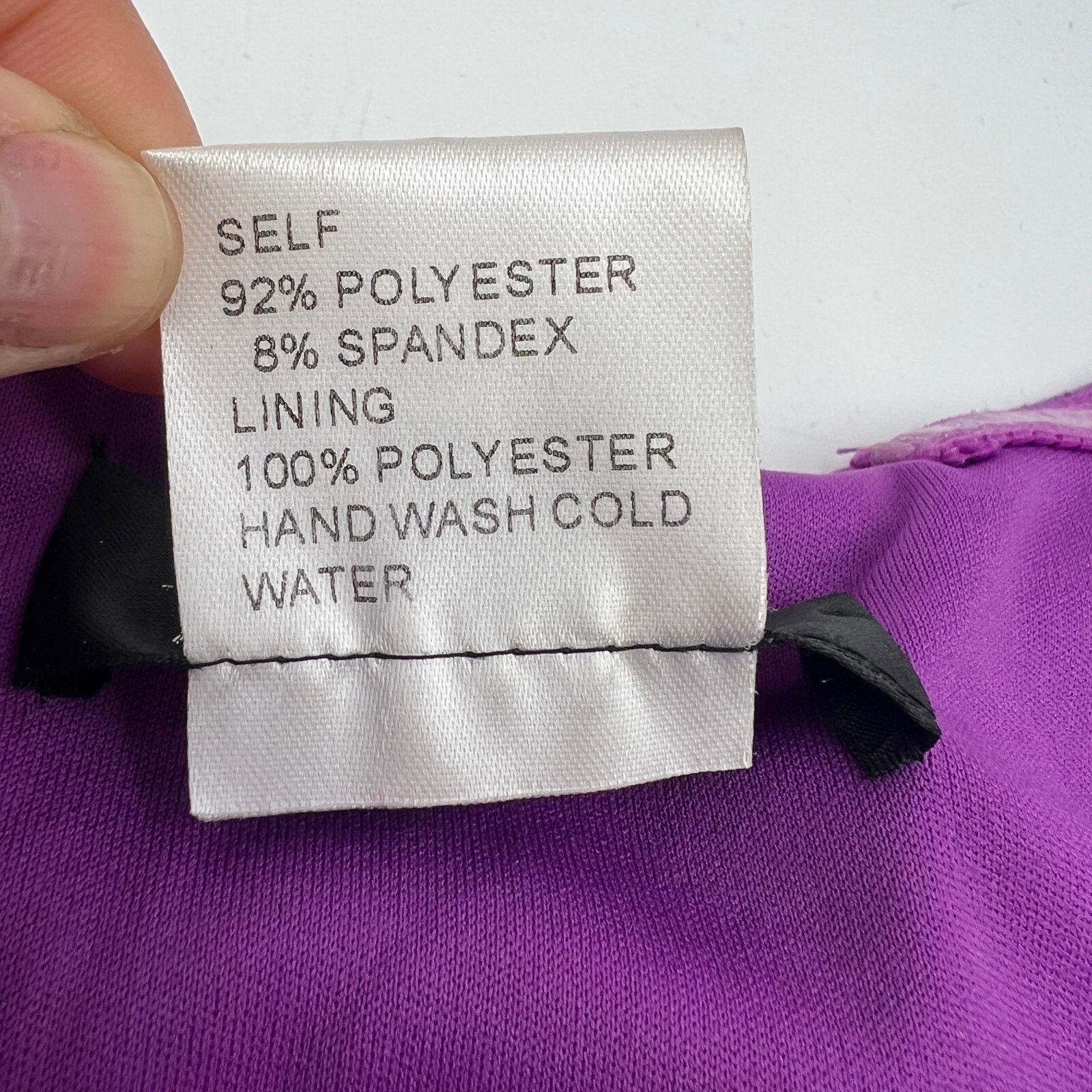 Tadashi Shoji Tadashi Shoji Purple Ombre Mini Sheath Dress Size L / US 10 / IT 46 - 7 Thumbnail