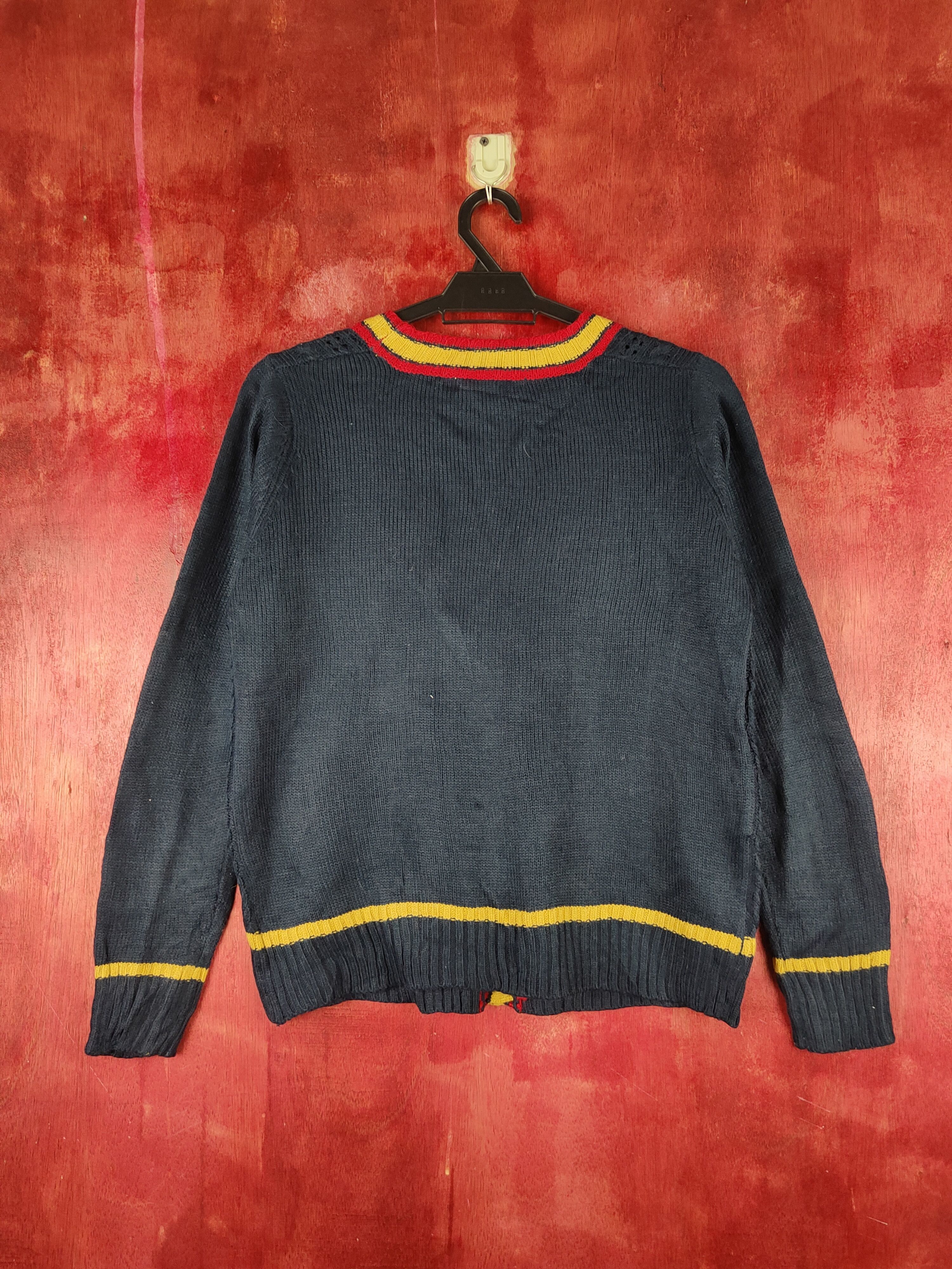 Homespun Knitwear Coquette Dark Blue Knitwear Cardigan #S2378 Size M / US 6-8 / IT 42-44 - 7 Thumbnail