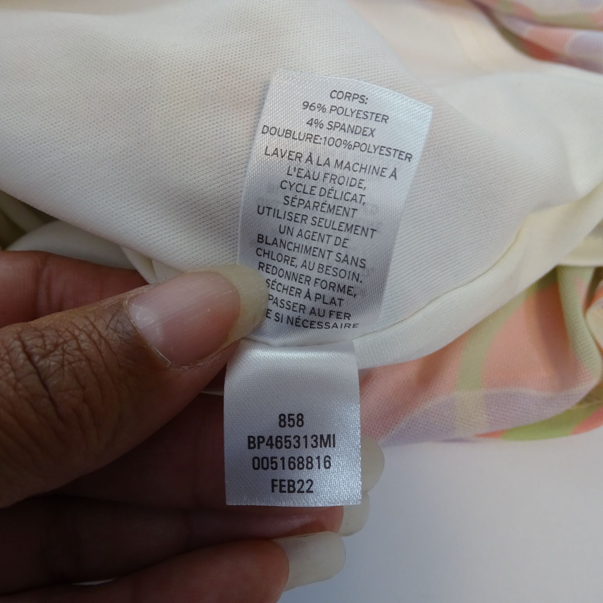 BP. BP. Ruched Bodycon Mini Dress Multicolor Pastel Size XS Size XS / US 0-2 / IT 36-38 - 10 Thumbnail