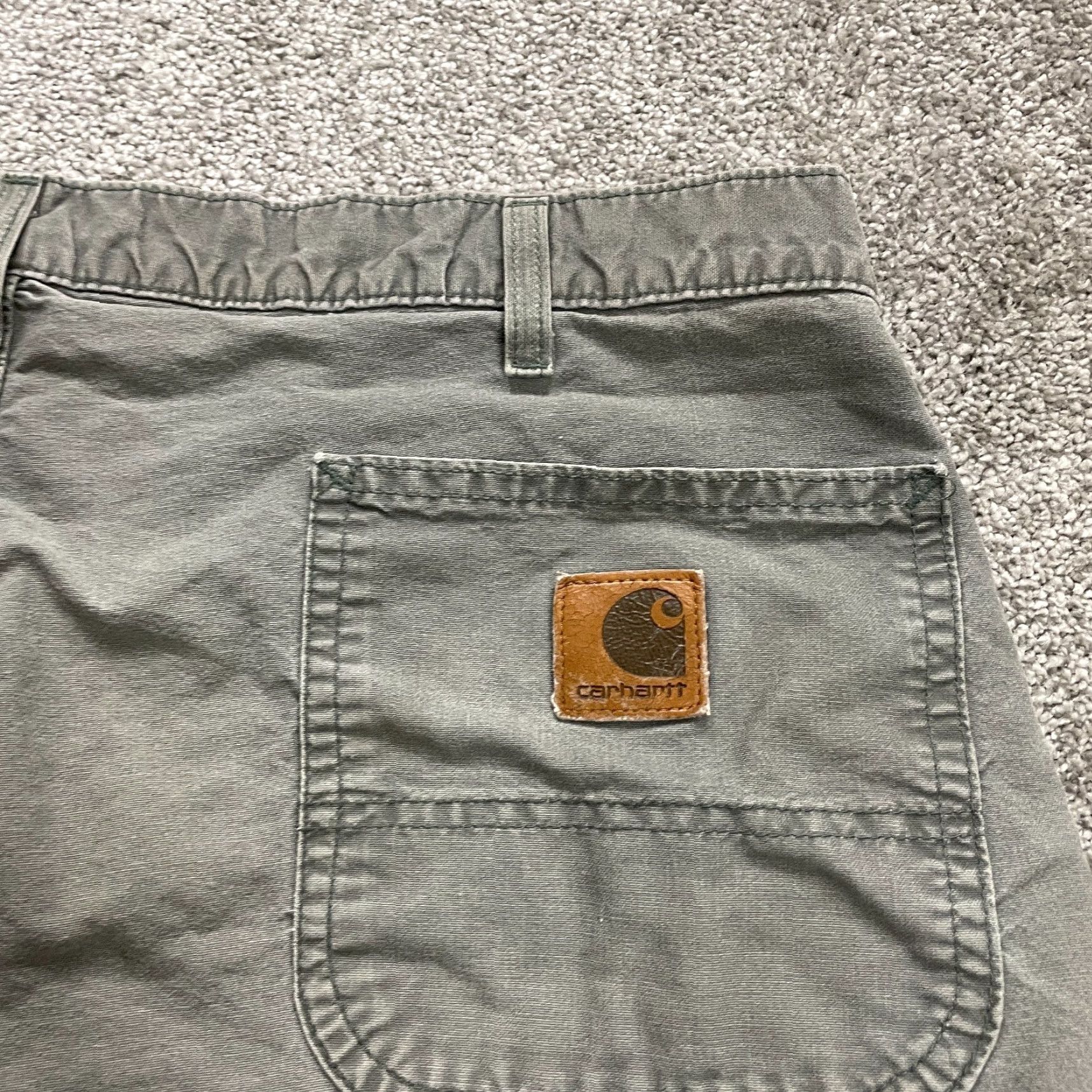Carhartt Carhartt Chino Shorts Mens 40 Gray Casual Outdoor Flat Front 7" Inseam Size US 40 / EU 56 - 4 Thumbnail