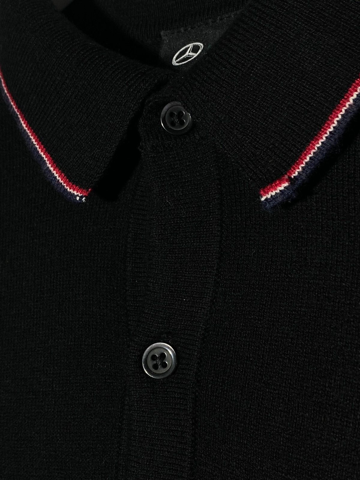 Mercedes-Benz 🔥 MERCEDES F1 LONG SLEEVE POLO RACING TOMMY BOSS VIBES Size US XL / EU 56 / 4 - 9 Thumbnail