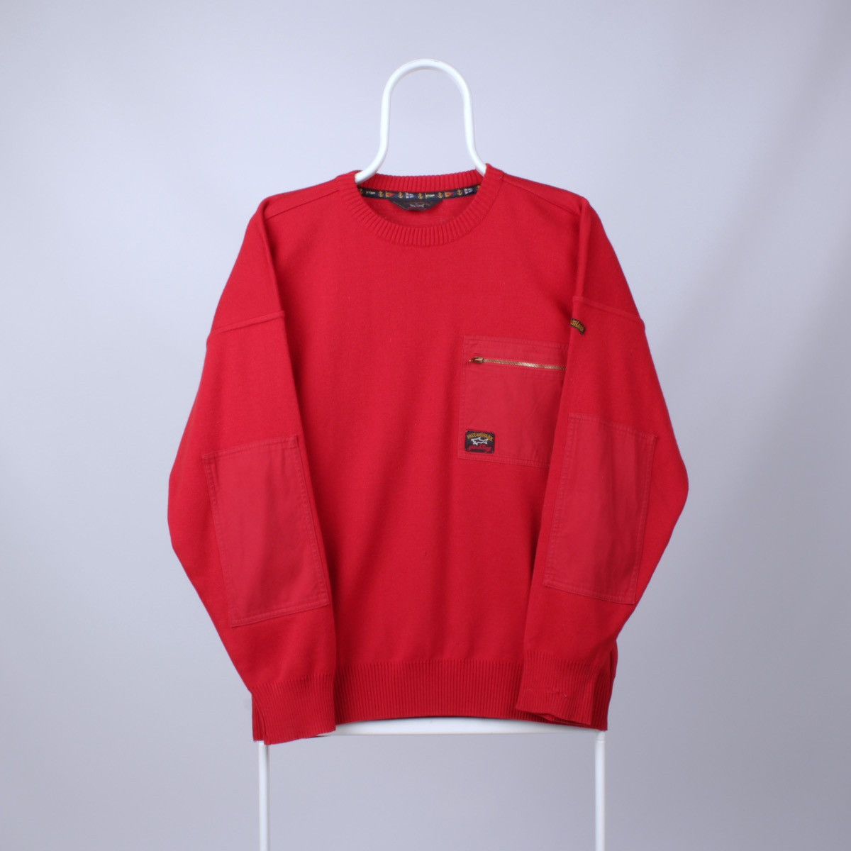 Designer × Paul & Shark × Vintage PAUL SHARK Yachting Vintage Wool Pockets Sweater Italy Size US M / EU 48-50 / 2 - 4 Thumbnail
