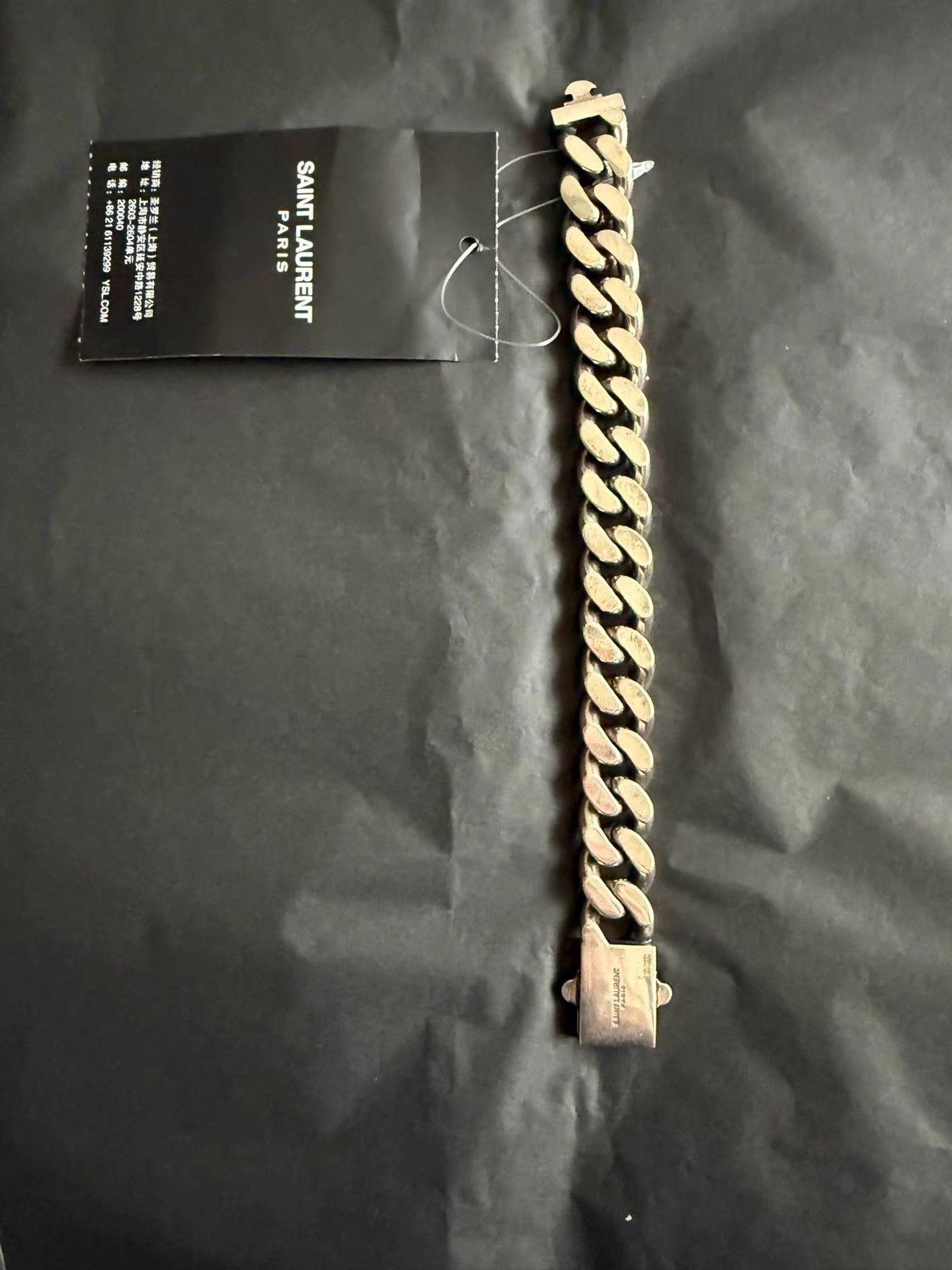 Saint Laurent Paris Saint Laurent Men's Bracelet K33 Size ONE SIZE - 2 Thumbnail