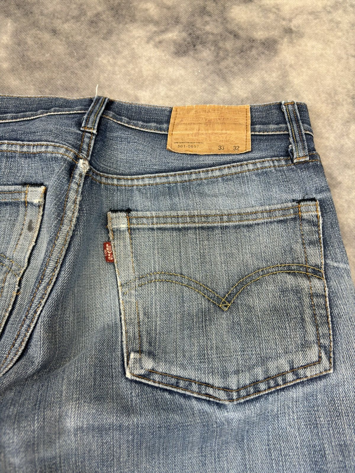 Levi's × Vintage 90s 80sVintage LEVI’S 501 Blue Wash Denim Pants Selvedge Size US 32 / EU 48 - 2 Thumbnail