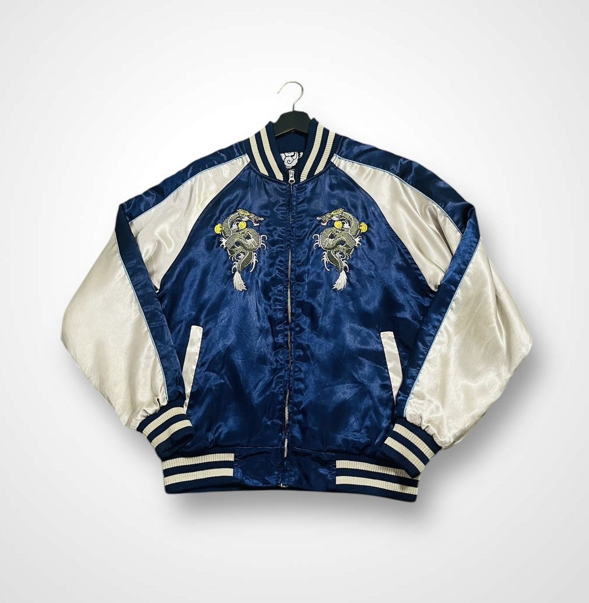 Japanese Brand Sukajan Dragon Zipper Jacket (20) Size US L / EU 52-54 / 3 - 3 Thumbnail