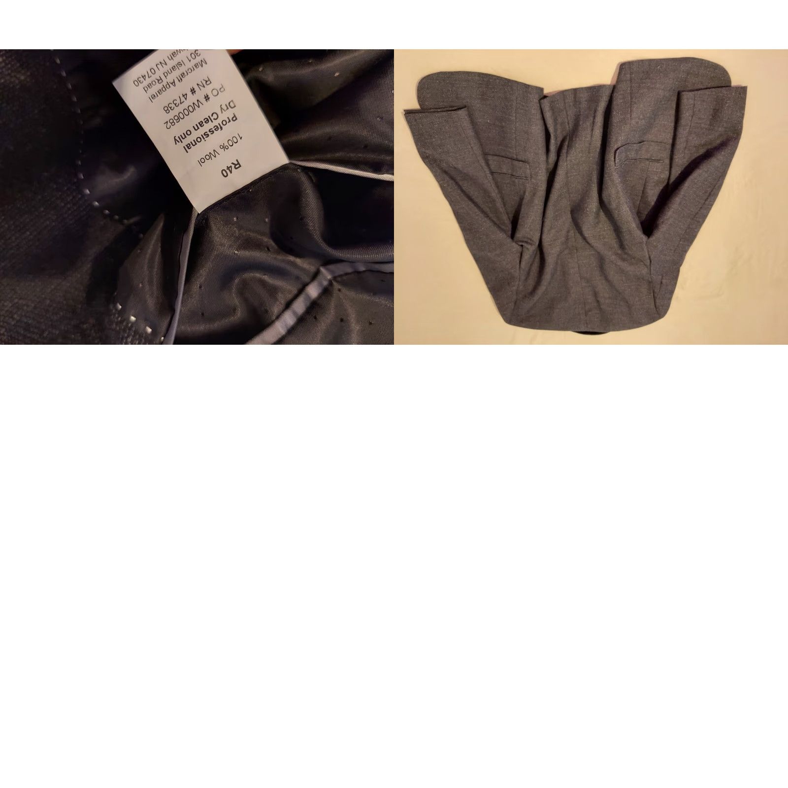 Tommy Hilfiger VINTAGE Tommy Hilfiger Blazer Mens Wool 40R Gray Jacket 2 Piece Size 40R - 8 Thumbnail