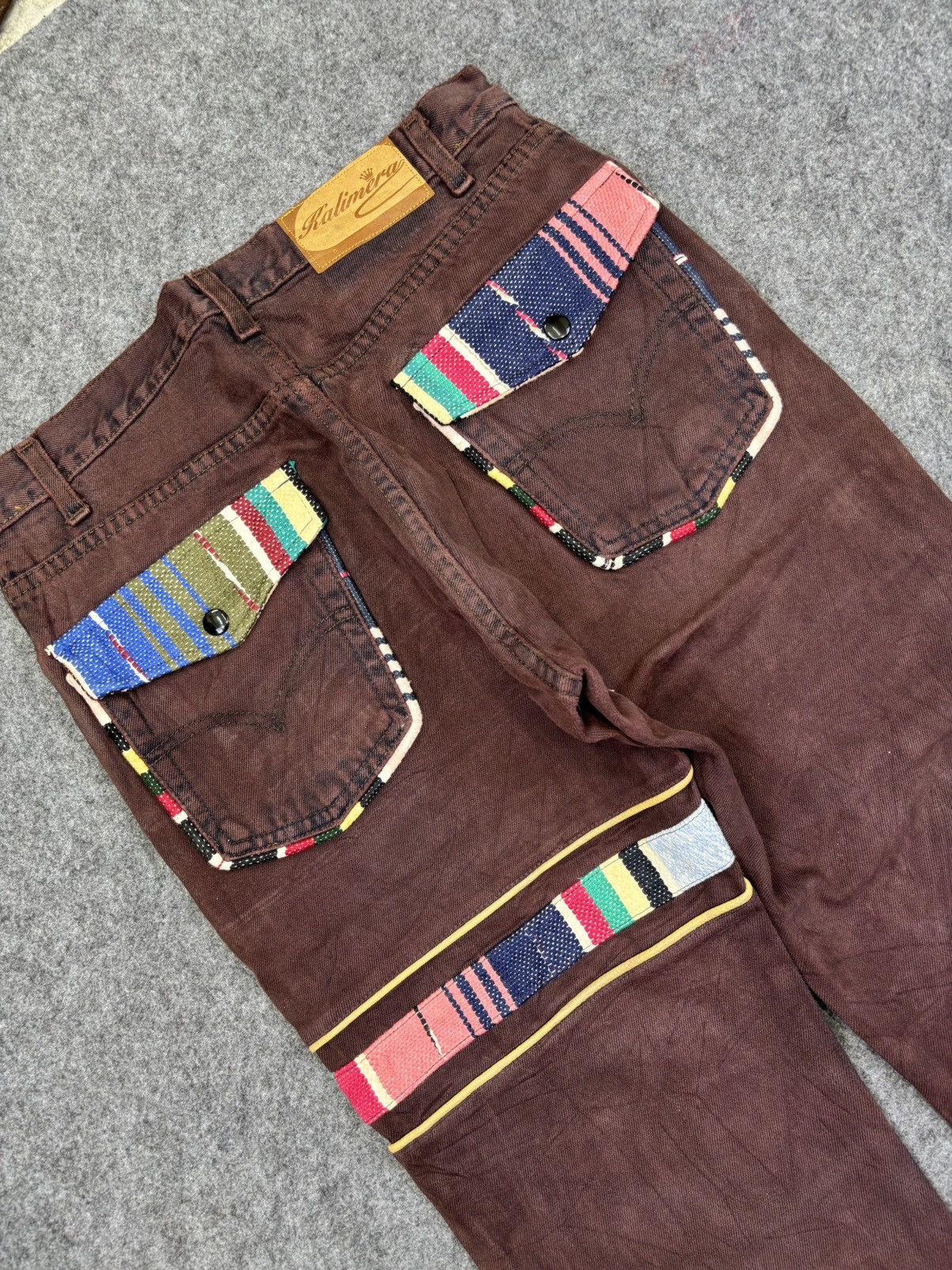 Designer Levis Reconstructed by Kalimera Japan Designer Denim F754 Size US 30 / EU 46 - 16 Thumbnail