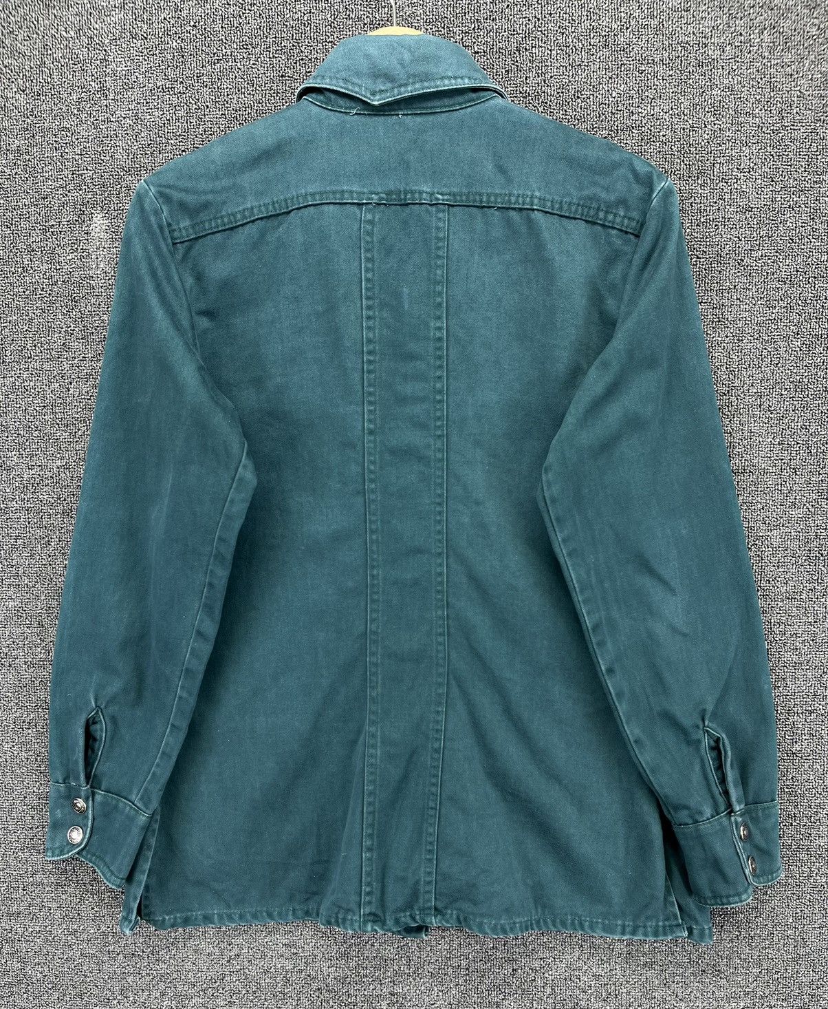 Levi's Vintage 70s Levi's Big E Black Tab Button Up Flannel Jacket Size M / US 6-8 / IT 42-44 - 8 Thumbnail