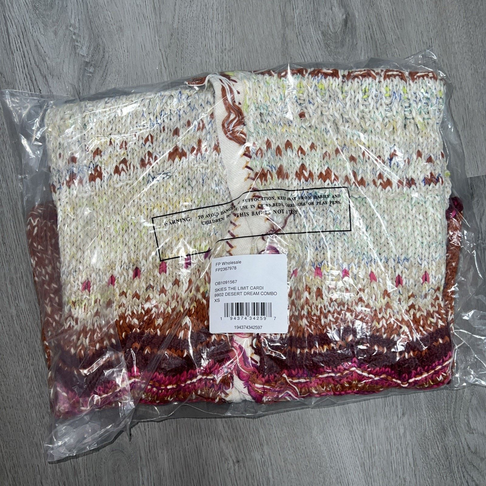 Free People Free People Desert Dream The Limit Cardigan XS FP2367978 Size XS / US 0-2 / IT 36-38 - 3 Thumbnail