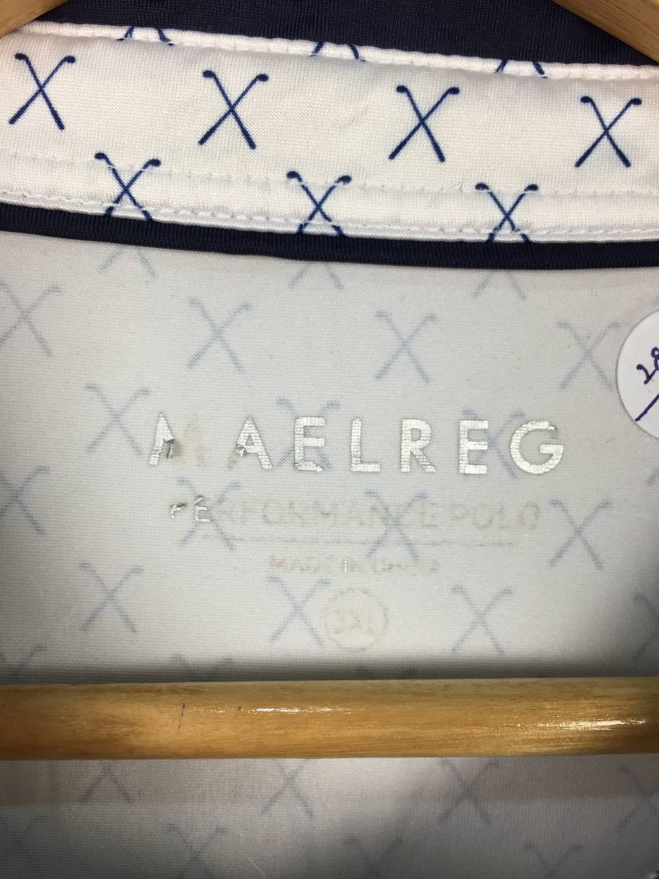 Vintage Maelreg Performance Golf Apparel All Over Print Polo Tee Size US XXL / EU 58 / 5 - 8 Thumbnail
