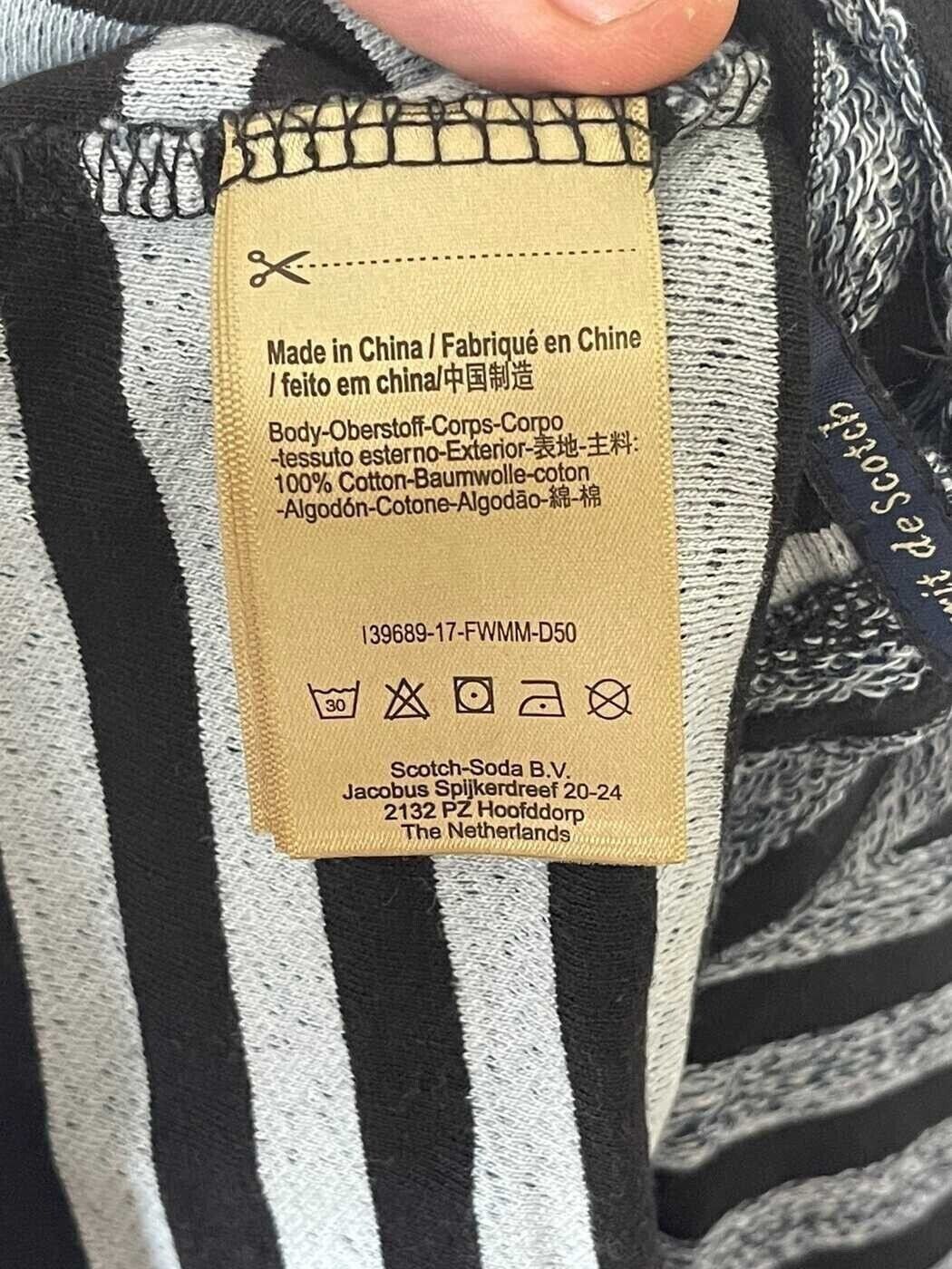 Scotch & Soda Cotton Scotch&Soda striped longsleeve knitwear M Size US M / EU 48-50 / 2 - 6 Thumbnail