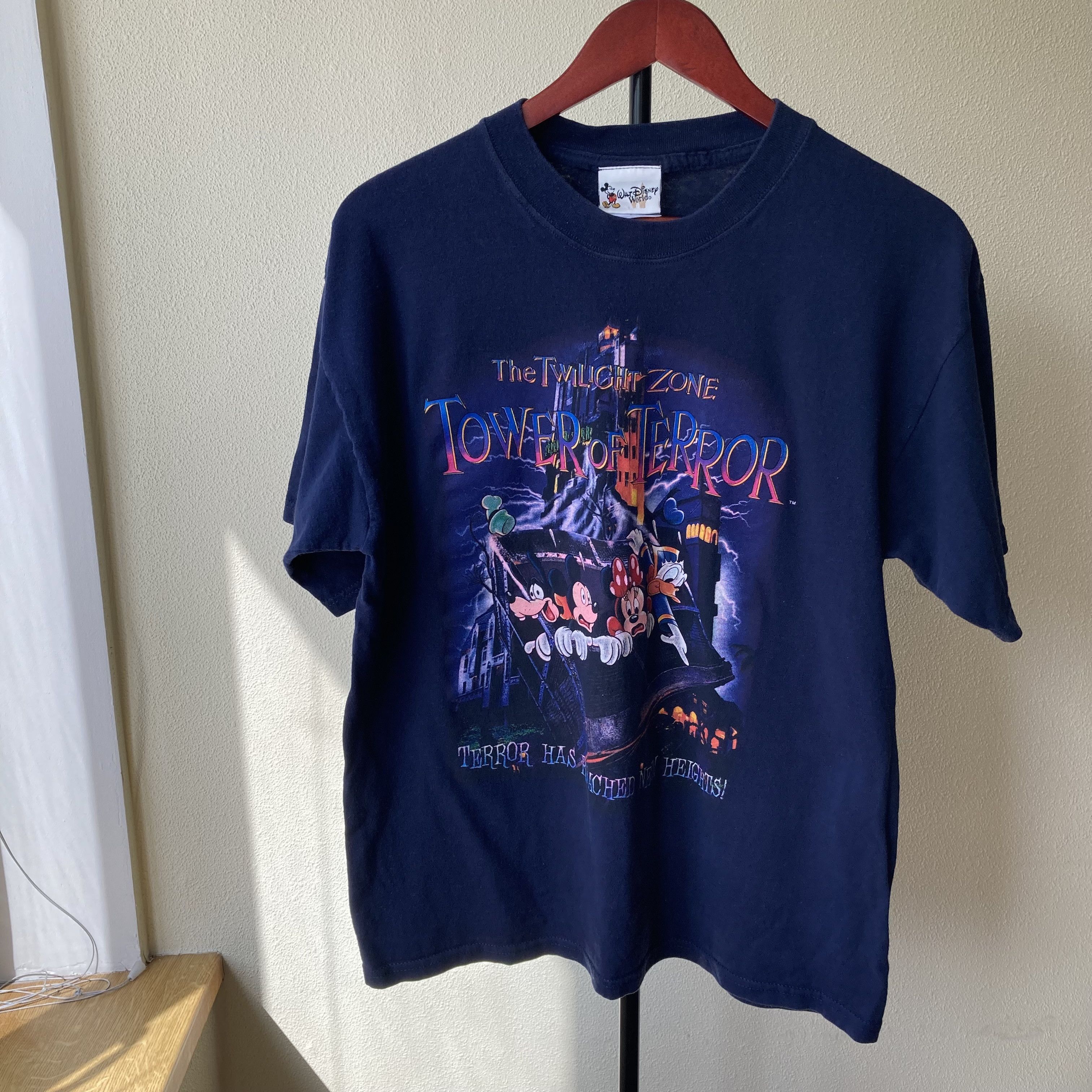 Vintage 90s Disney Tower Of Terror Vintage T Shirt Deadstock Japan ...