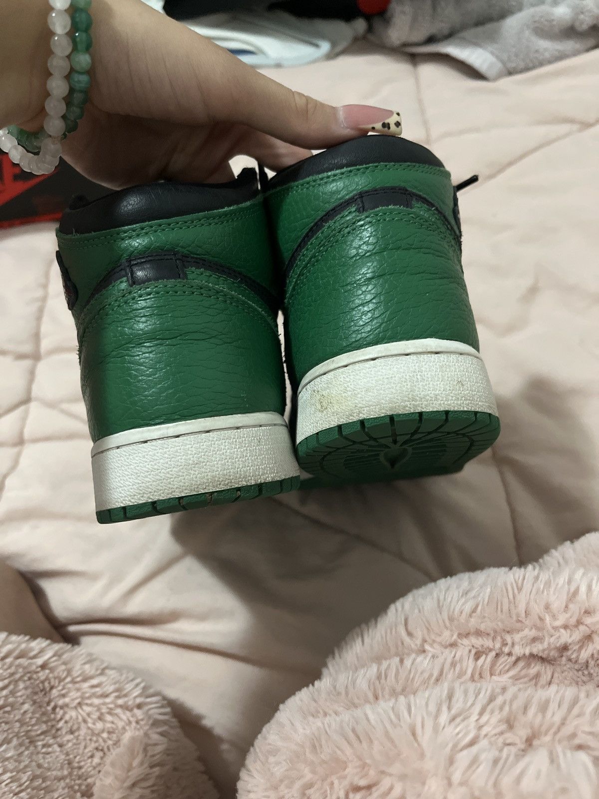 Jordan Brand JORDAN 1 PINE GREEN Size US 4.5 / IT 34.5 - 4 Thumbnail