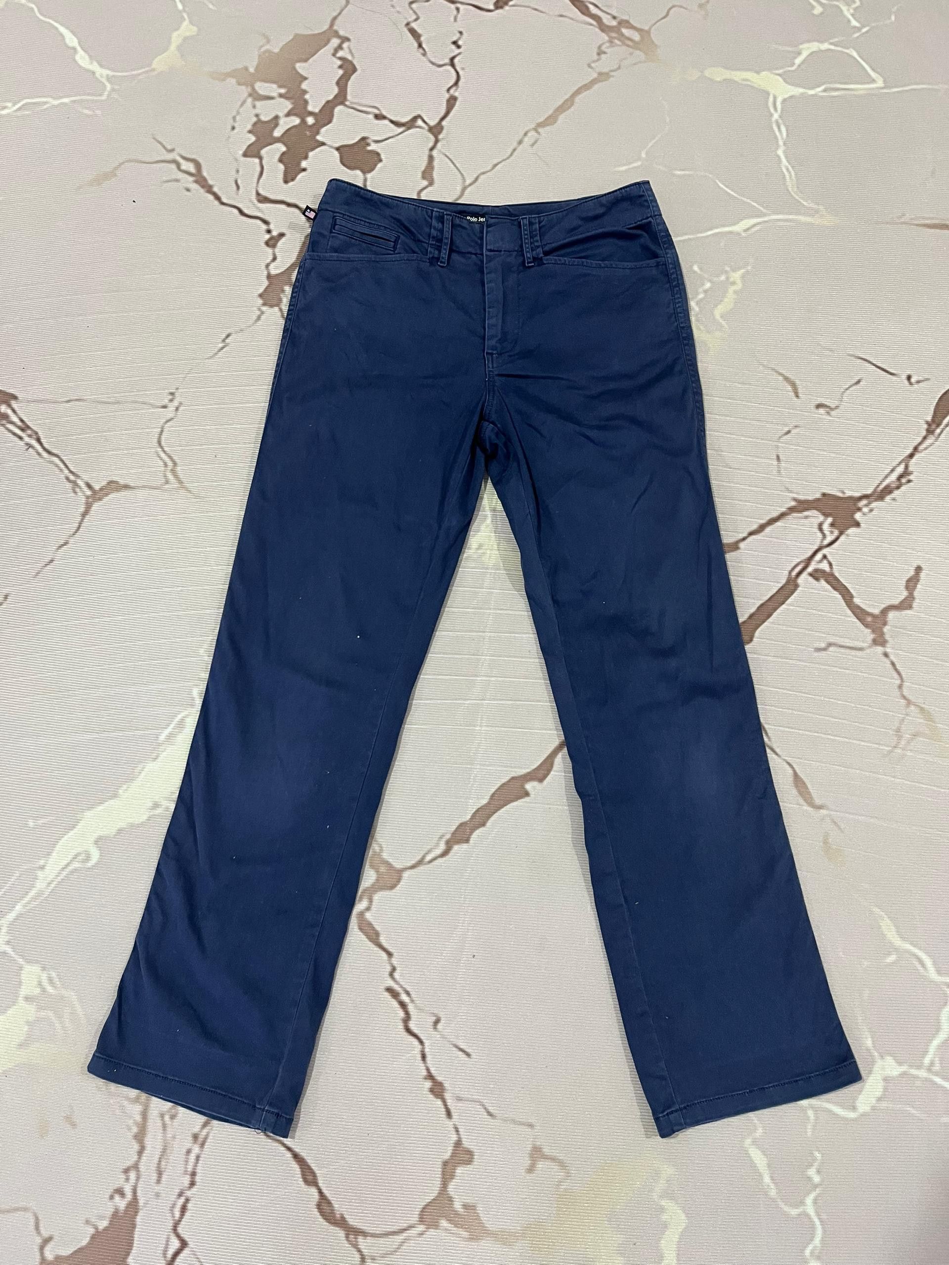Ralph Lauren Polo Jeans Co Ralph Lauren Navy Chino Pants Size 27" / US 4 / IT 40 - 1 Thumbnail