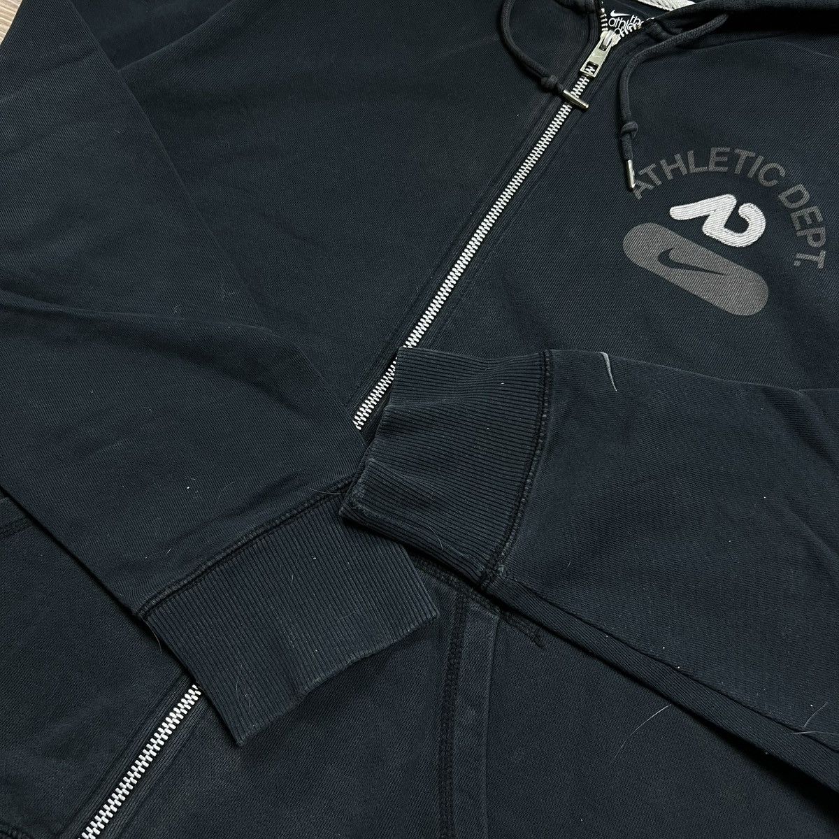 Nike 00s Nike Athletic Vintage Oversized Y2K Zip Retro Hoodie Size US XL / EU 56 / 4 - 8 Thumbnail