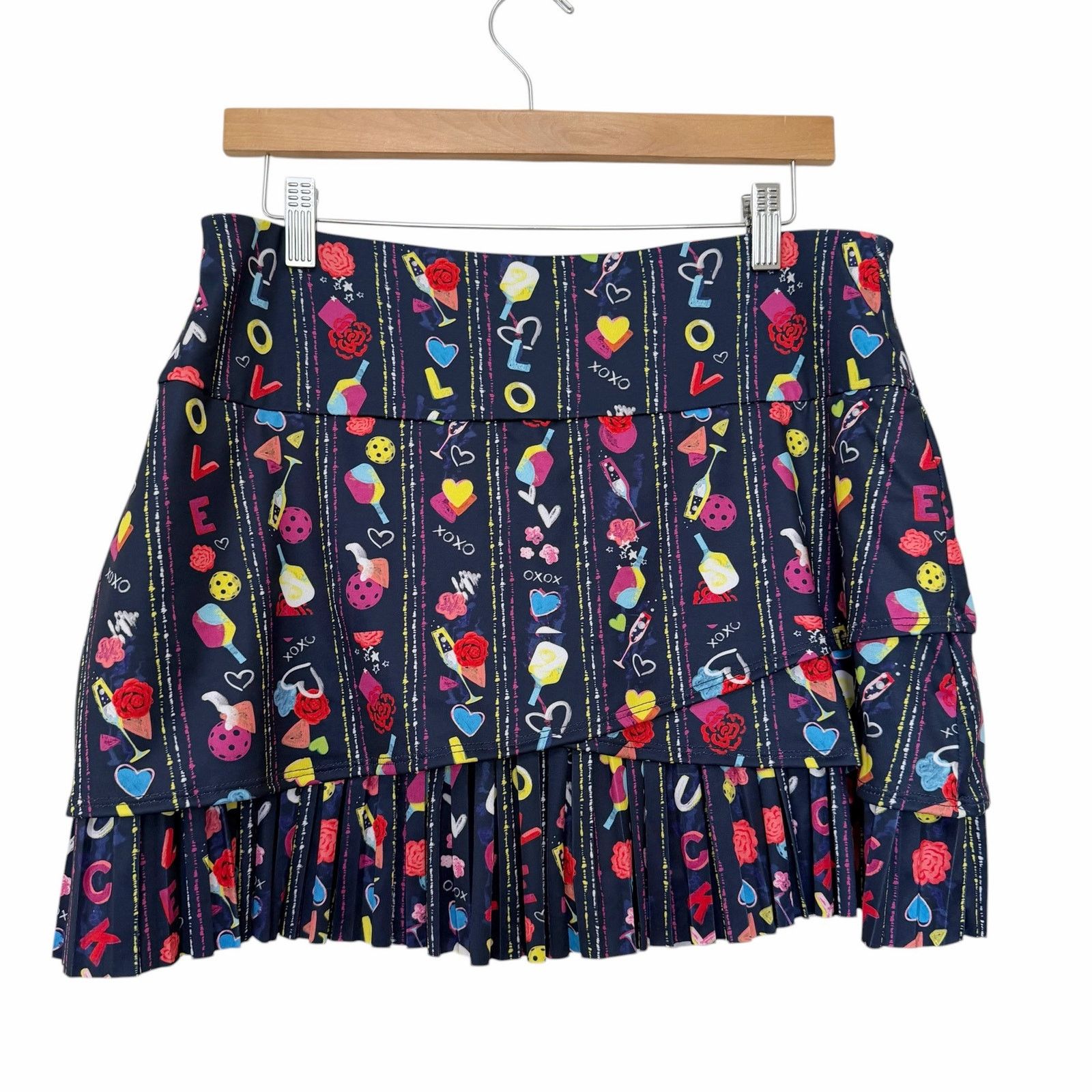 Other Lucky in Love P.S. I Love You Pickleball Skirt Skort Sz L Size 32" / US 10 / IT 46 - 1 Thumbnail