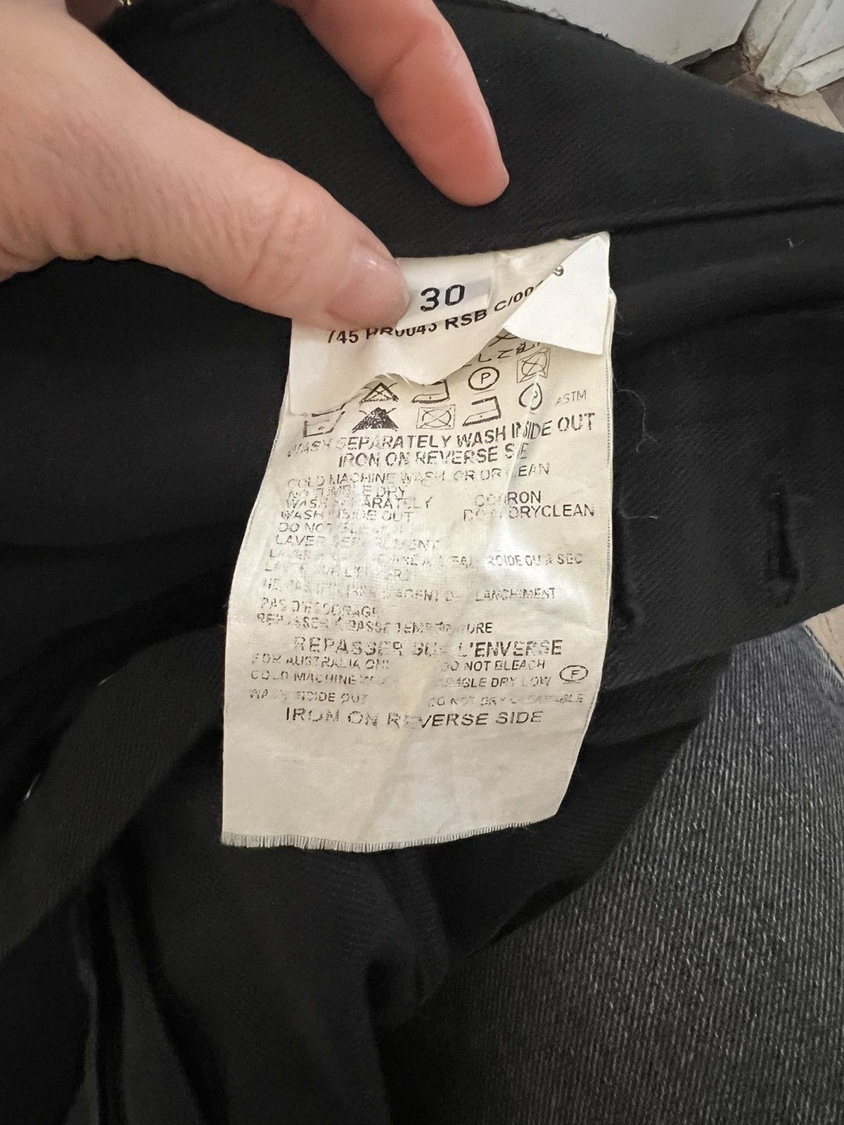 Helmut Lang RARE ARCHIVE VINTAGE Helmut Lang “Pocket” Jeans Size US 30 / EU 46 - 5 Thumbnail